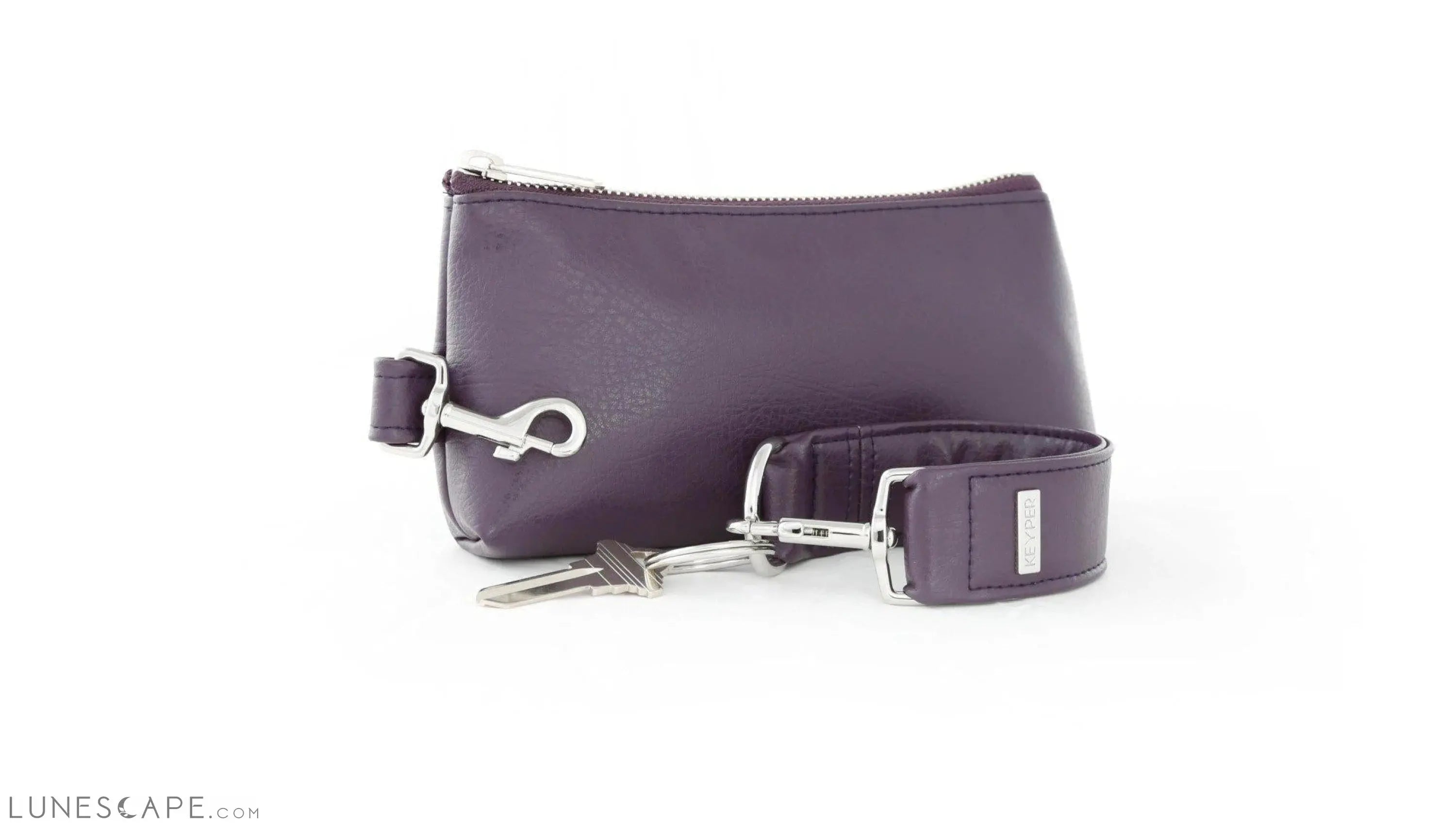 Pretty Purple Vegan Leather 2-Piece WRISTLET SET LUNESCAPE