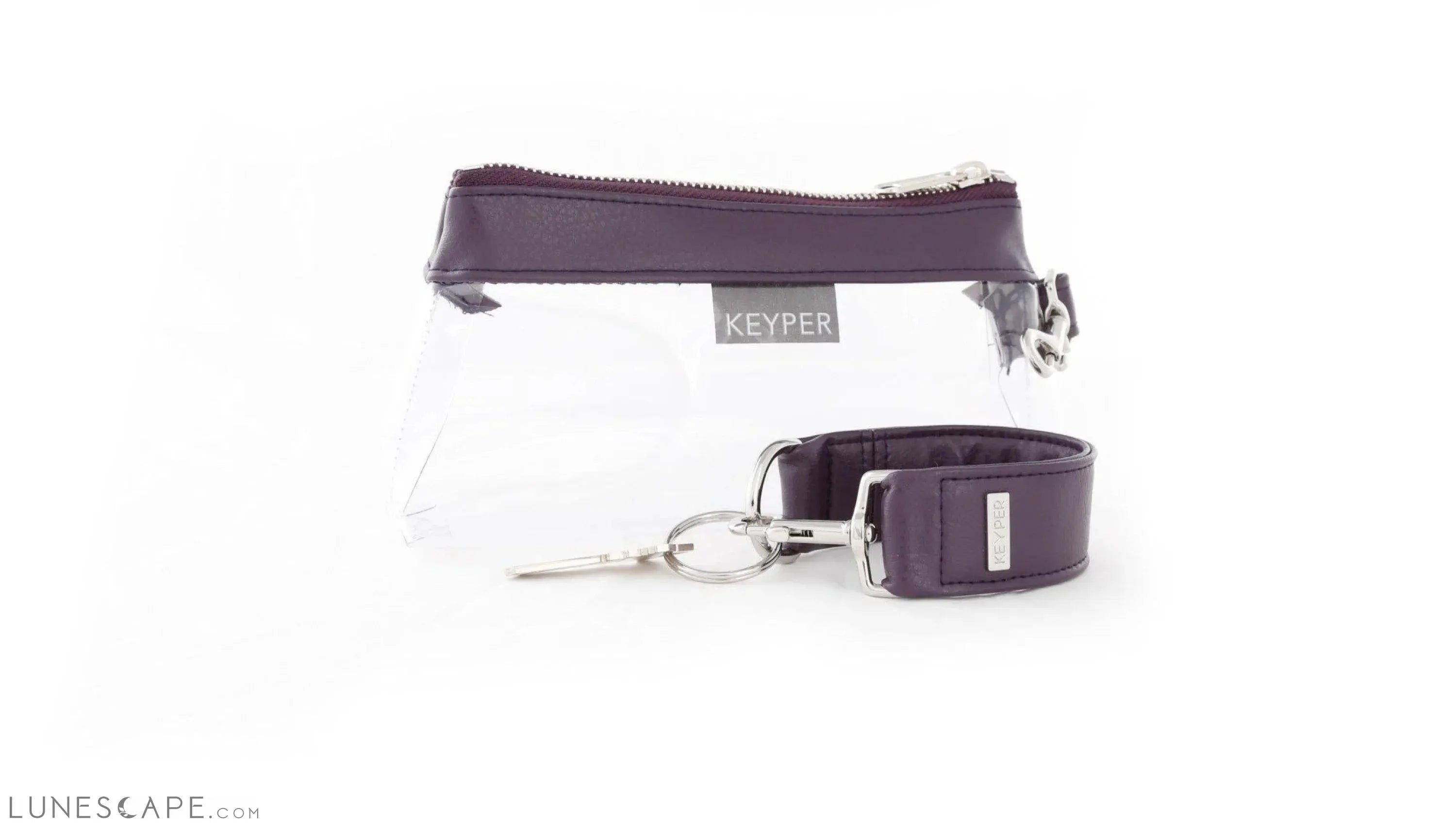 Pretty Purple Vegan Leather 2-Piece WRISTLET SET LUNESCAPE