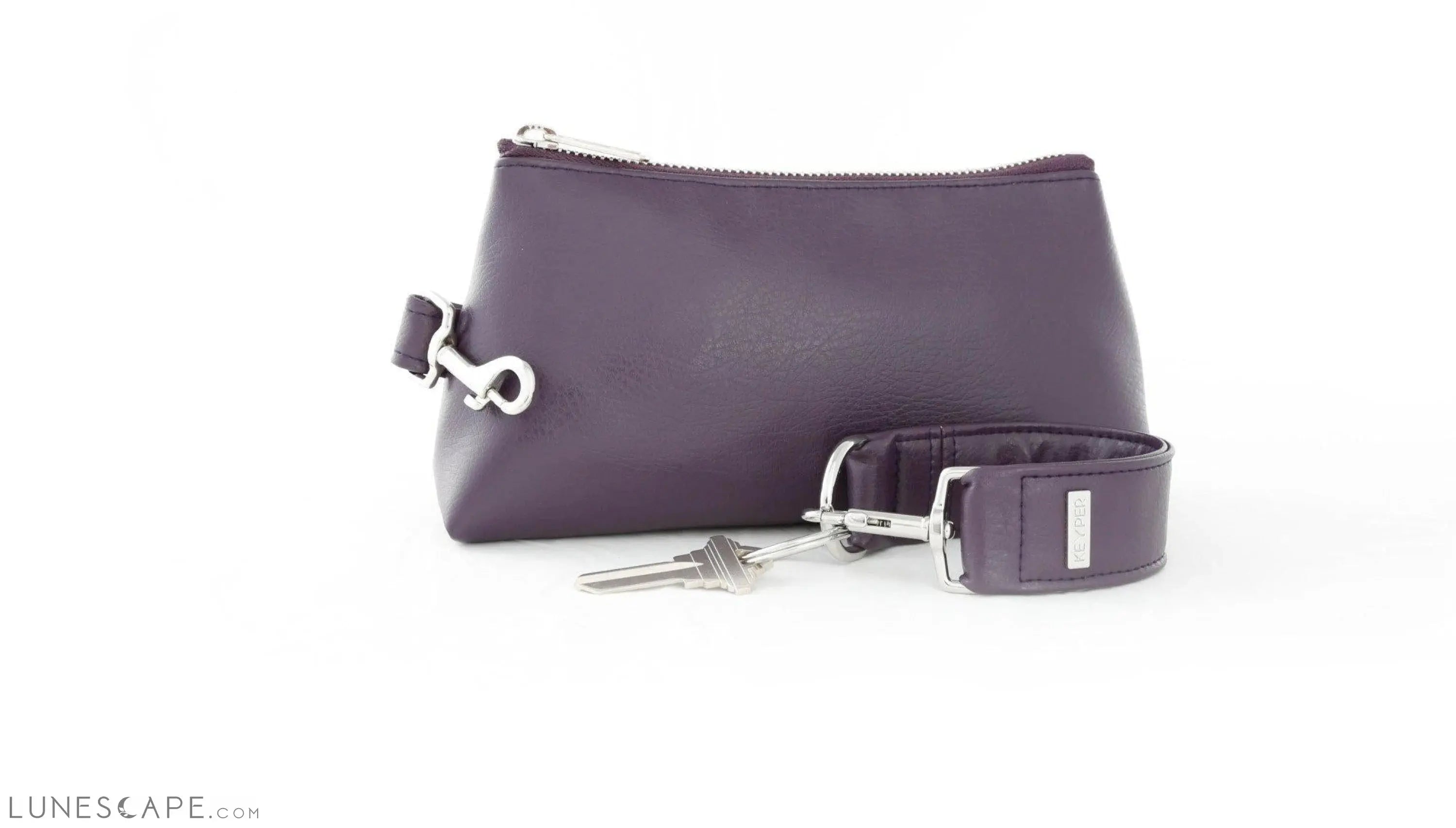 Pretty Purple Vegan Leather 2-Piece WRISTLET SET LUNESCAPE