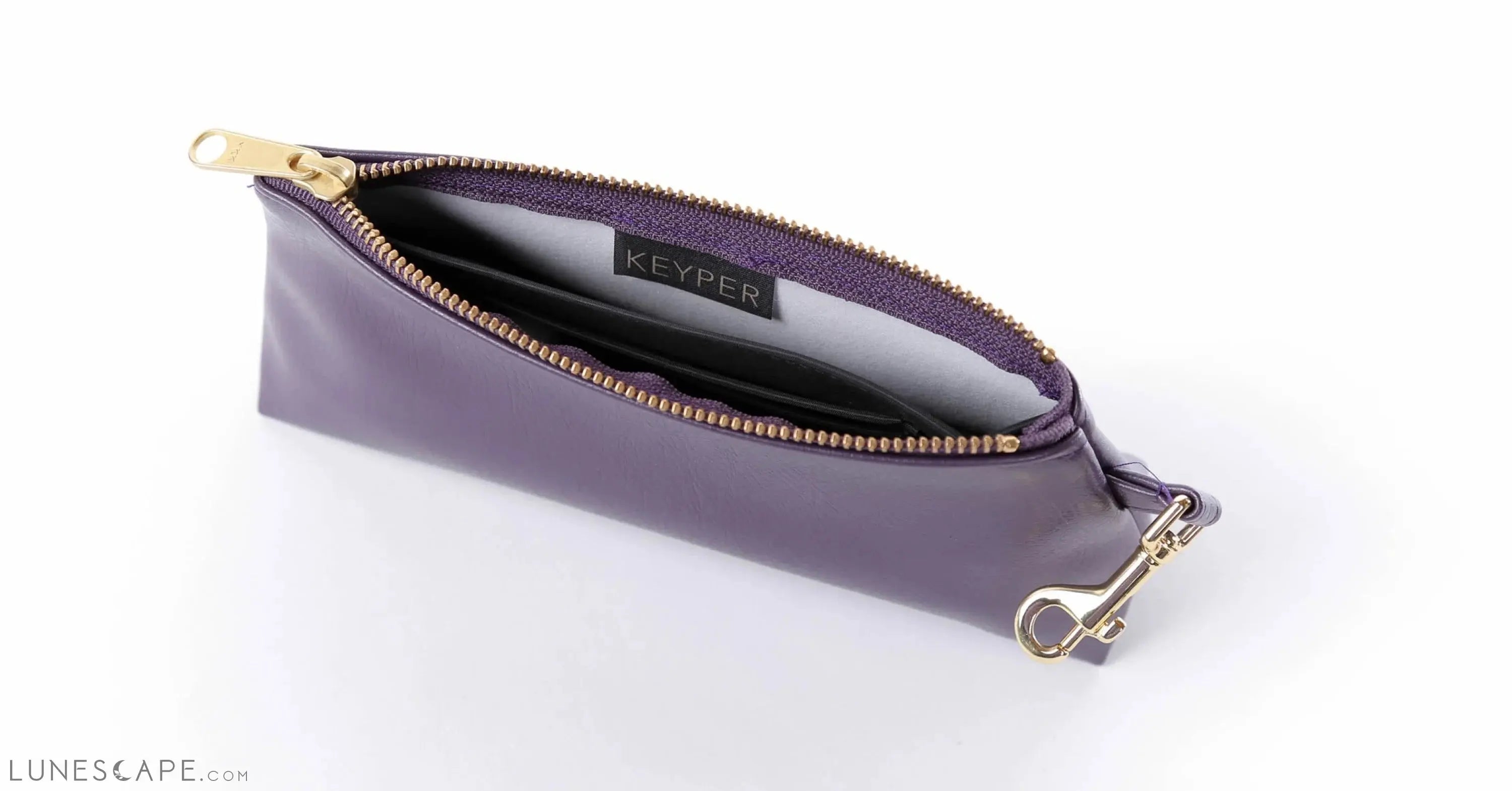 Pretty Purple Vegan Leather Bag LUNESCAPE