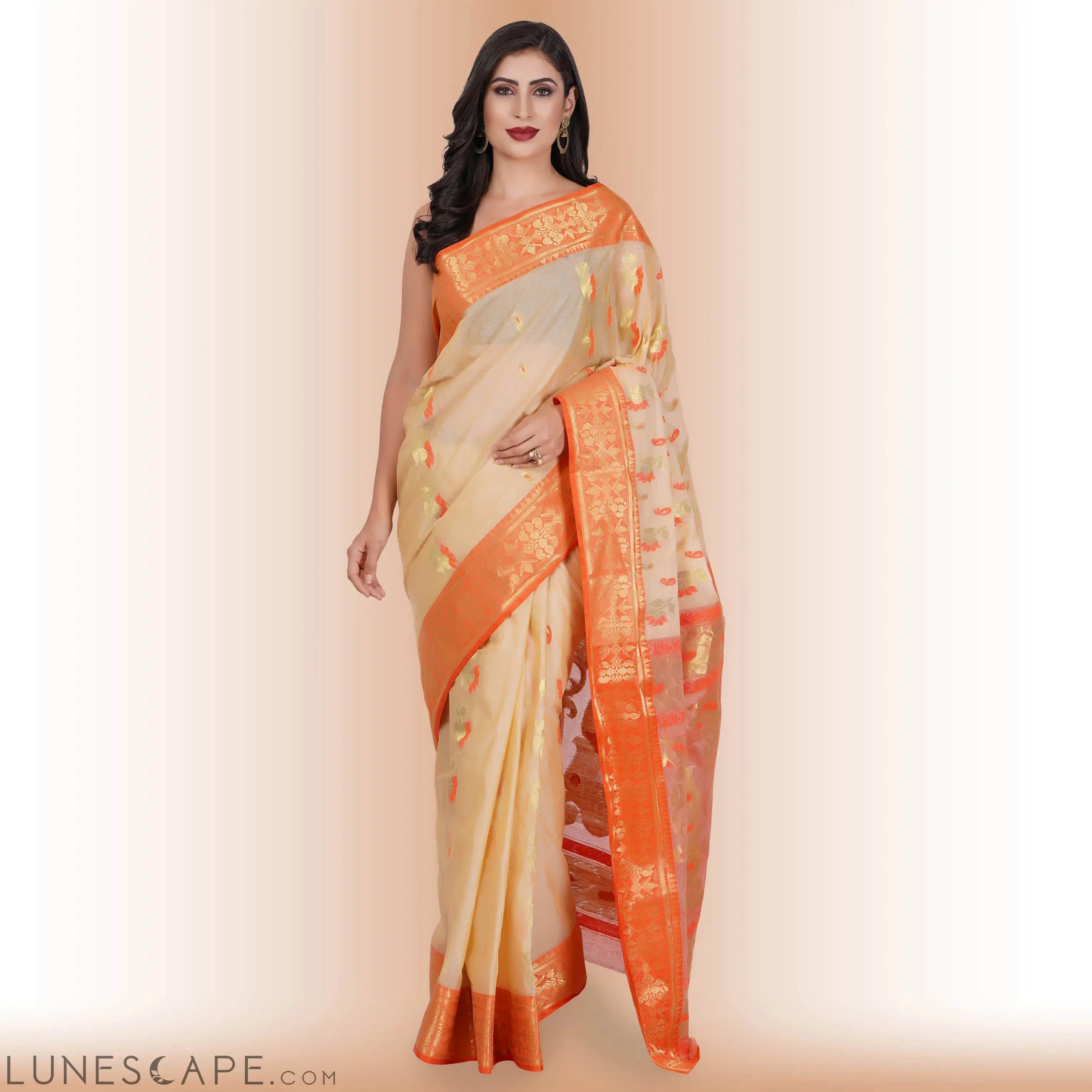 Pure Tussar Silk Sarees LUNESCAPE