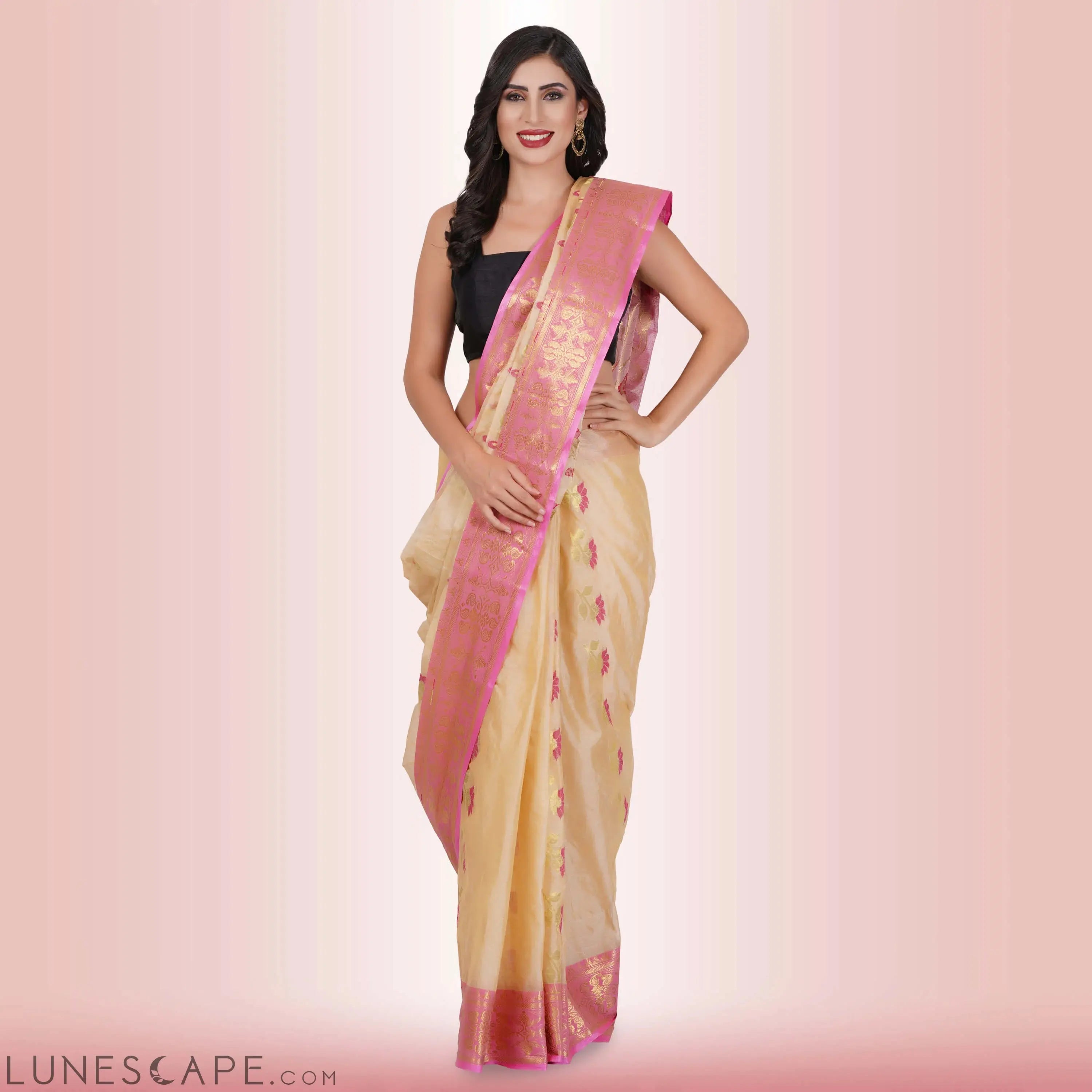 Pure Tussar Silk Sarees LUNESCAPE