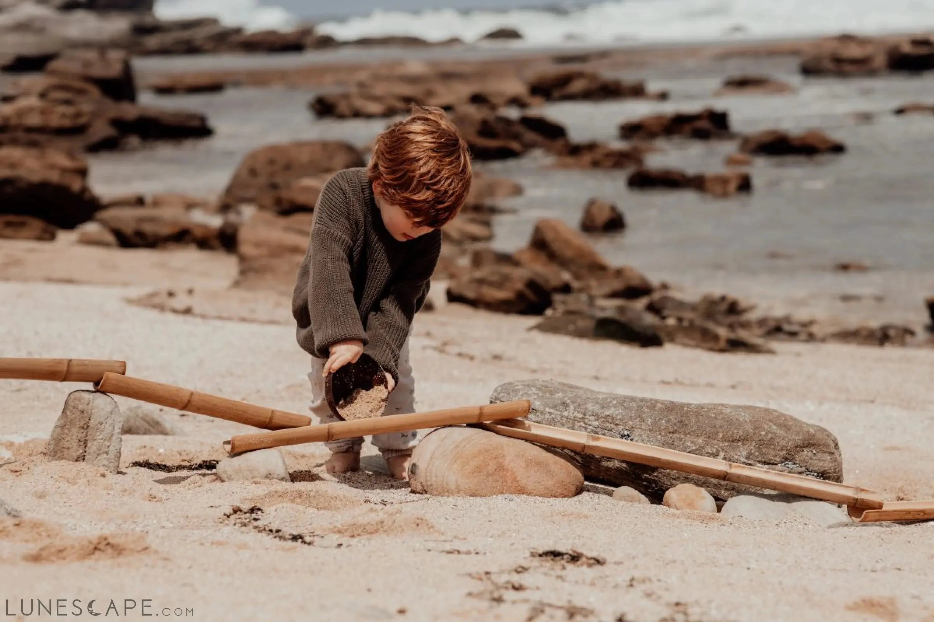 QToys Australia (USA) Bamboo Channel set of 18 pcs LUNESCAPE