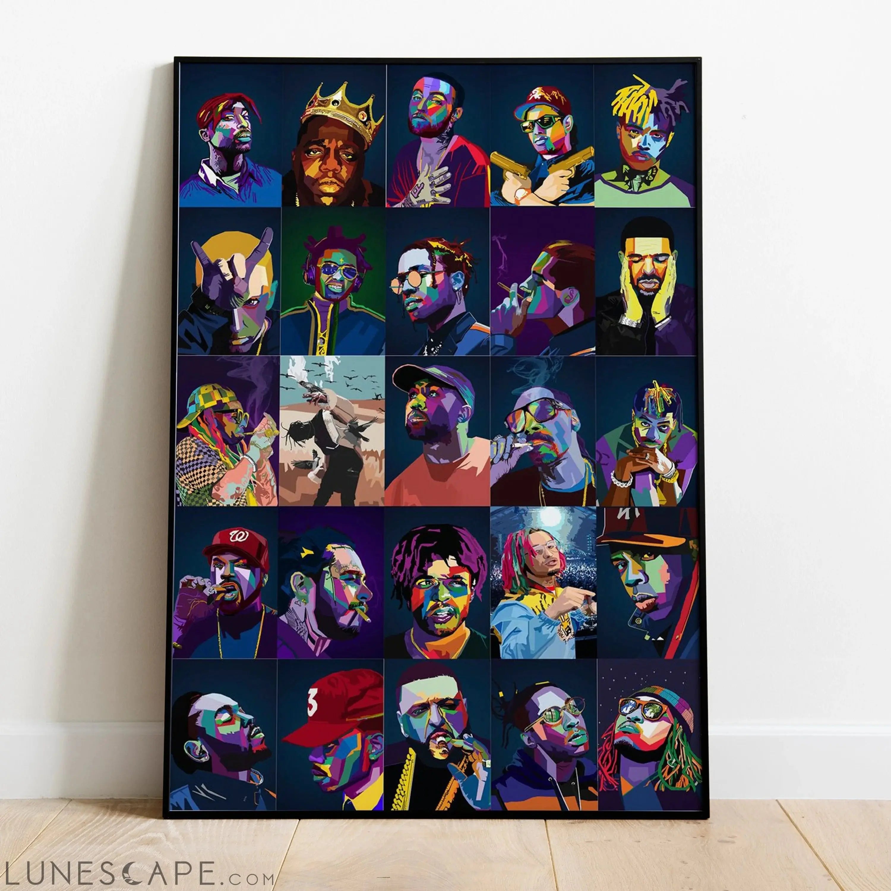 Rap Montage Poster LUNESCAPE