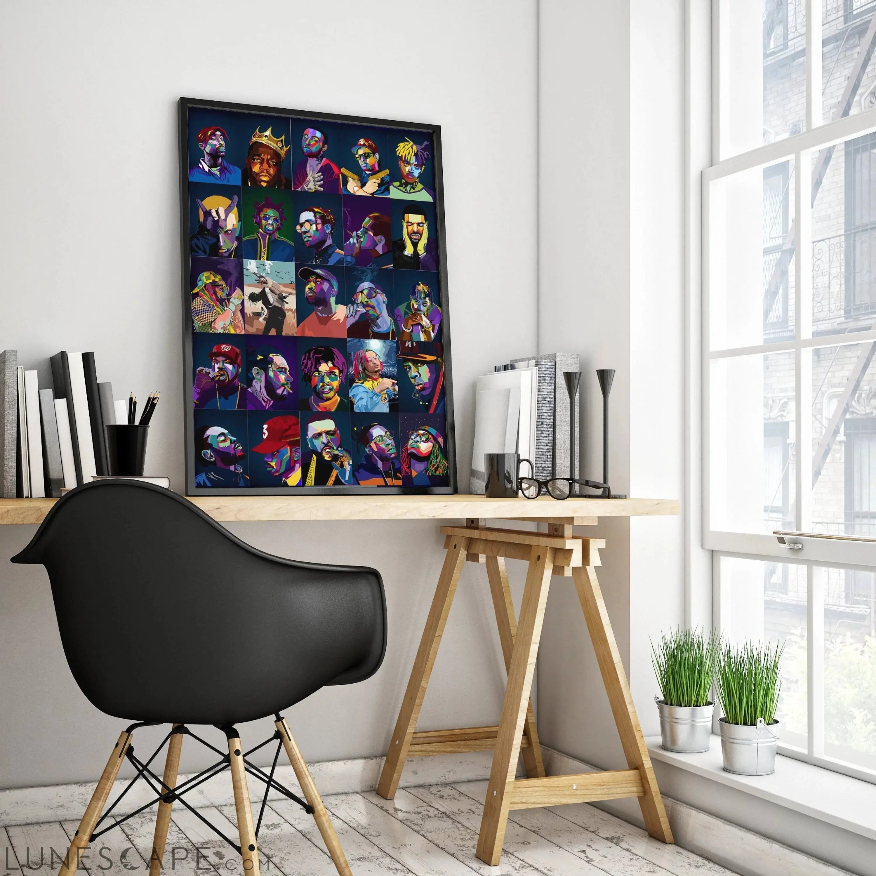 Rap Montage Poster LUNESCAPE