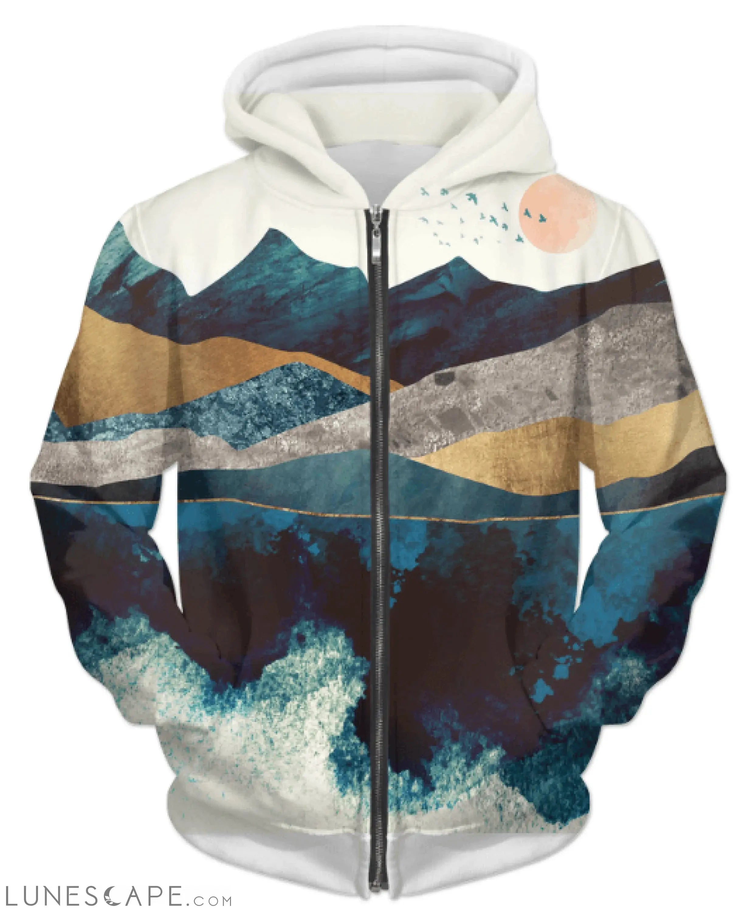 Reflections Zipper Hoodie LUNESCAPE