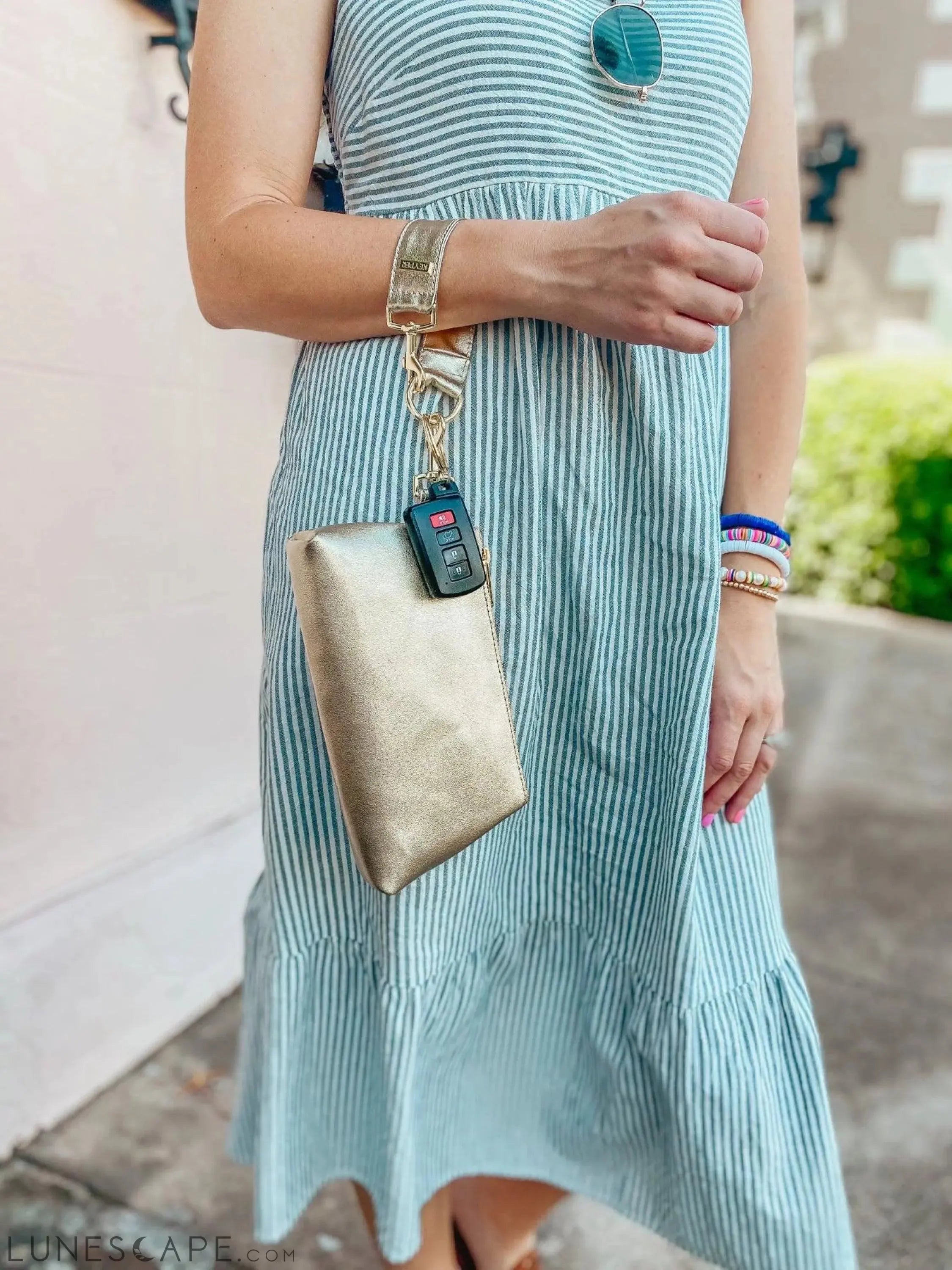 Rich Gold PREMIUM LEATHER WRISTLET SET LUNESCAPE
