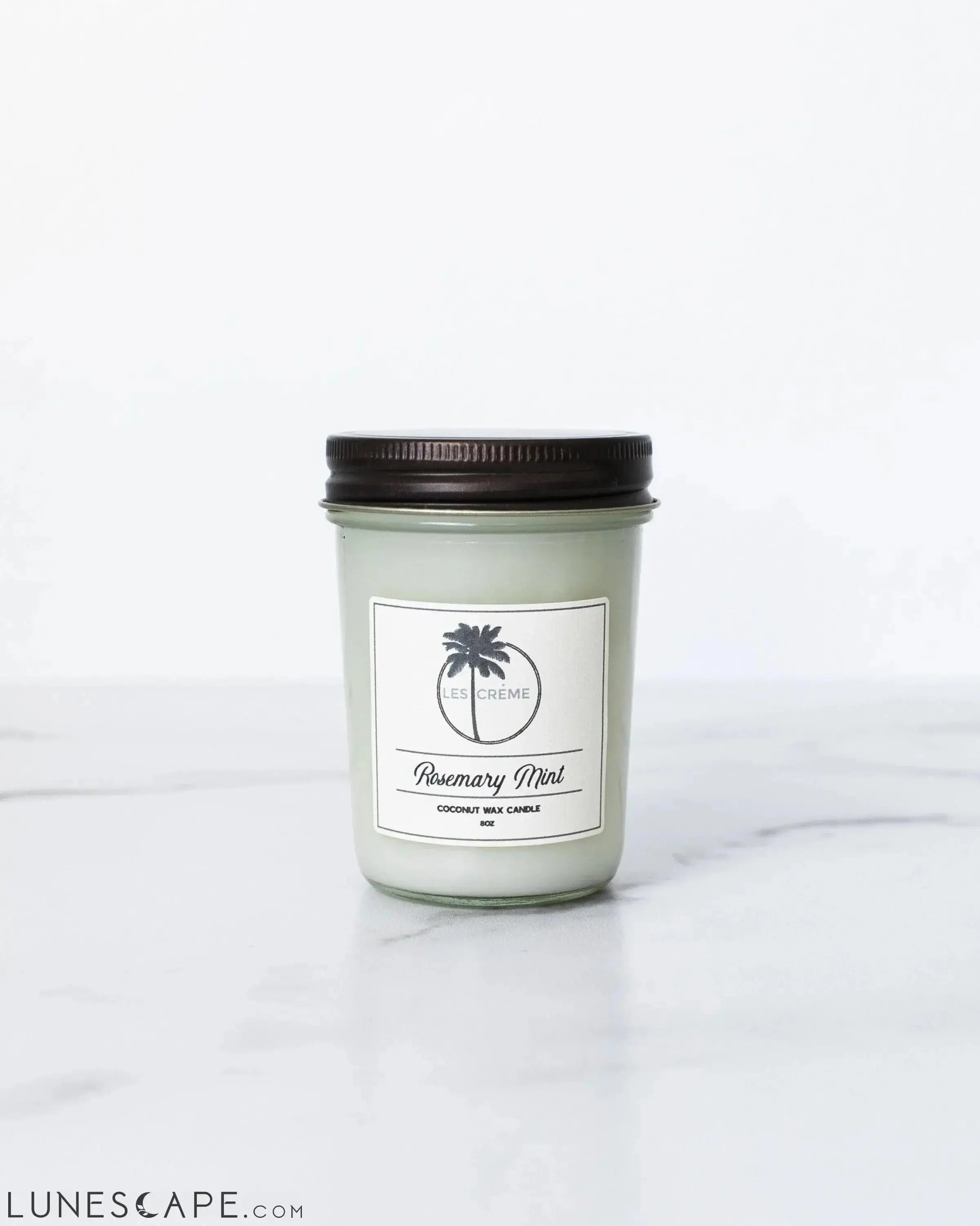 Rosemary Mint Scent Coconut Wax Candle LUNESCAPE