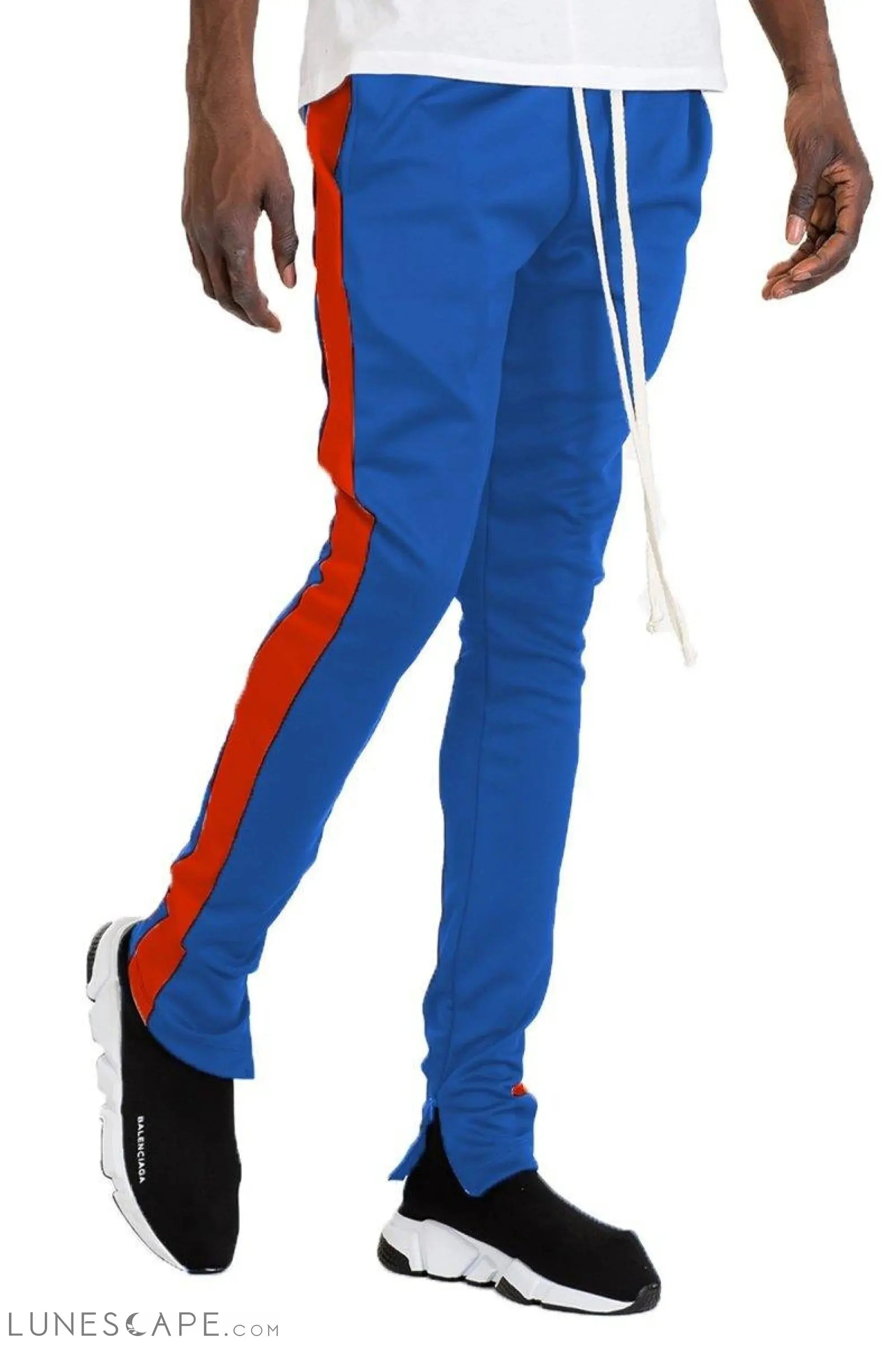 SLIM FIT TRACK PANTS - ROYAL BLUE LUNESCAPE