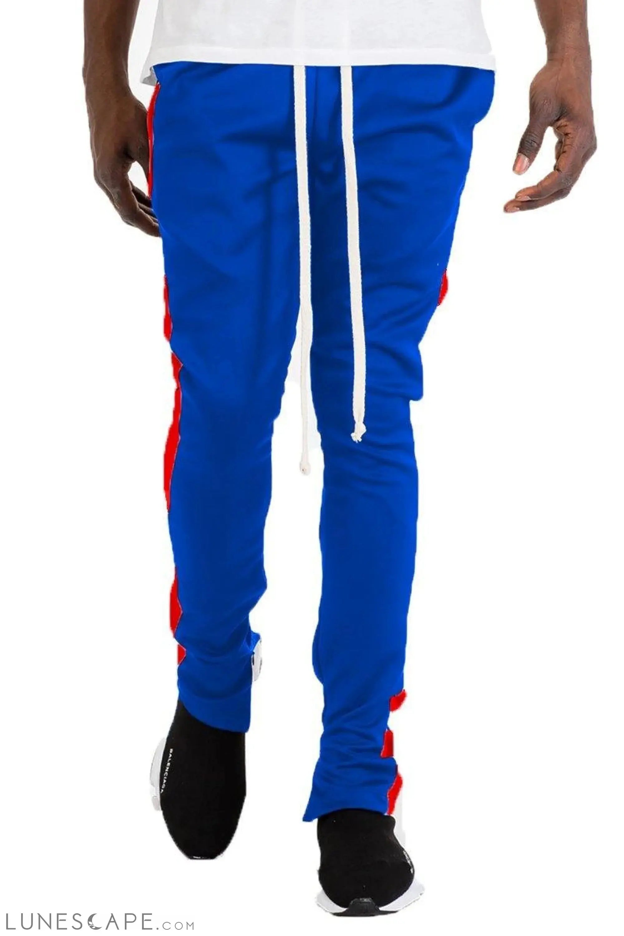 SLIM FIT TRACK PANTS - ROYAL BLUE LUNESCAPE