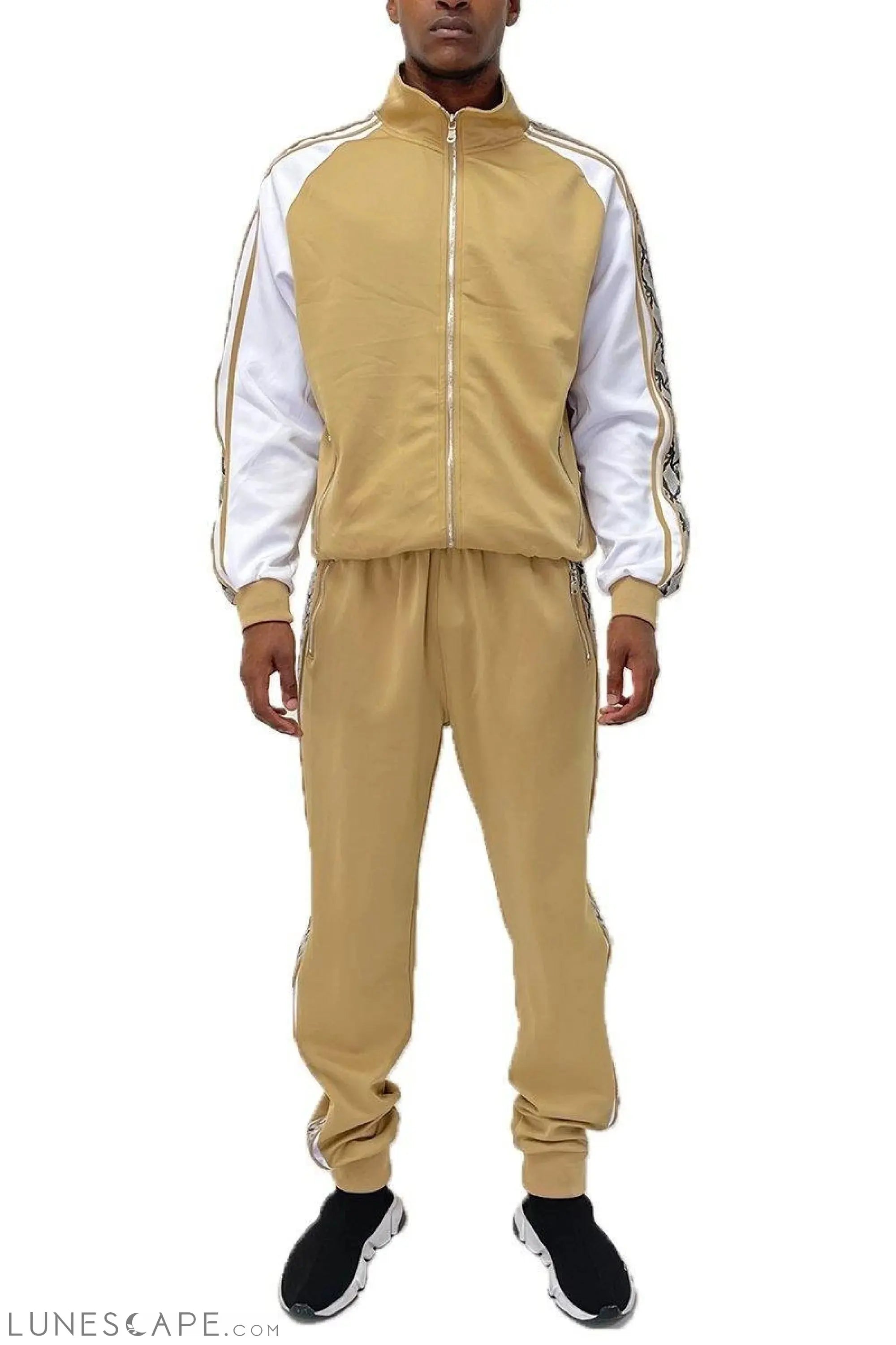 SNAKE SIDE FULL SUIT SET - BEIGE LUNESCAPE