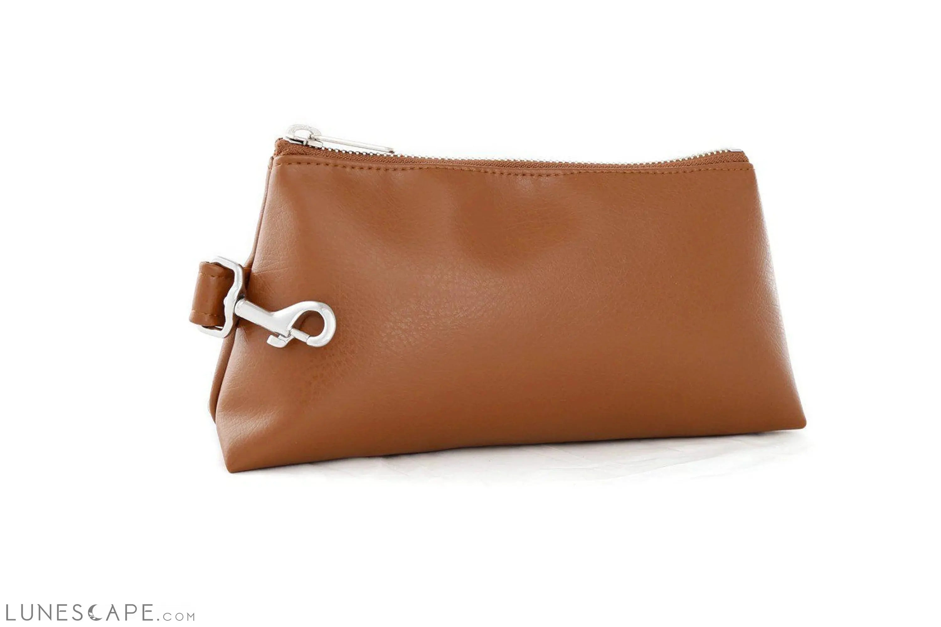 Saddle Brown Vegan Leather Bag LUNESCAPE
