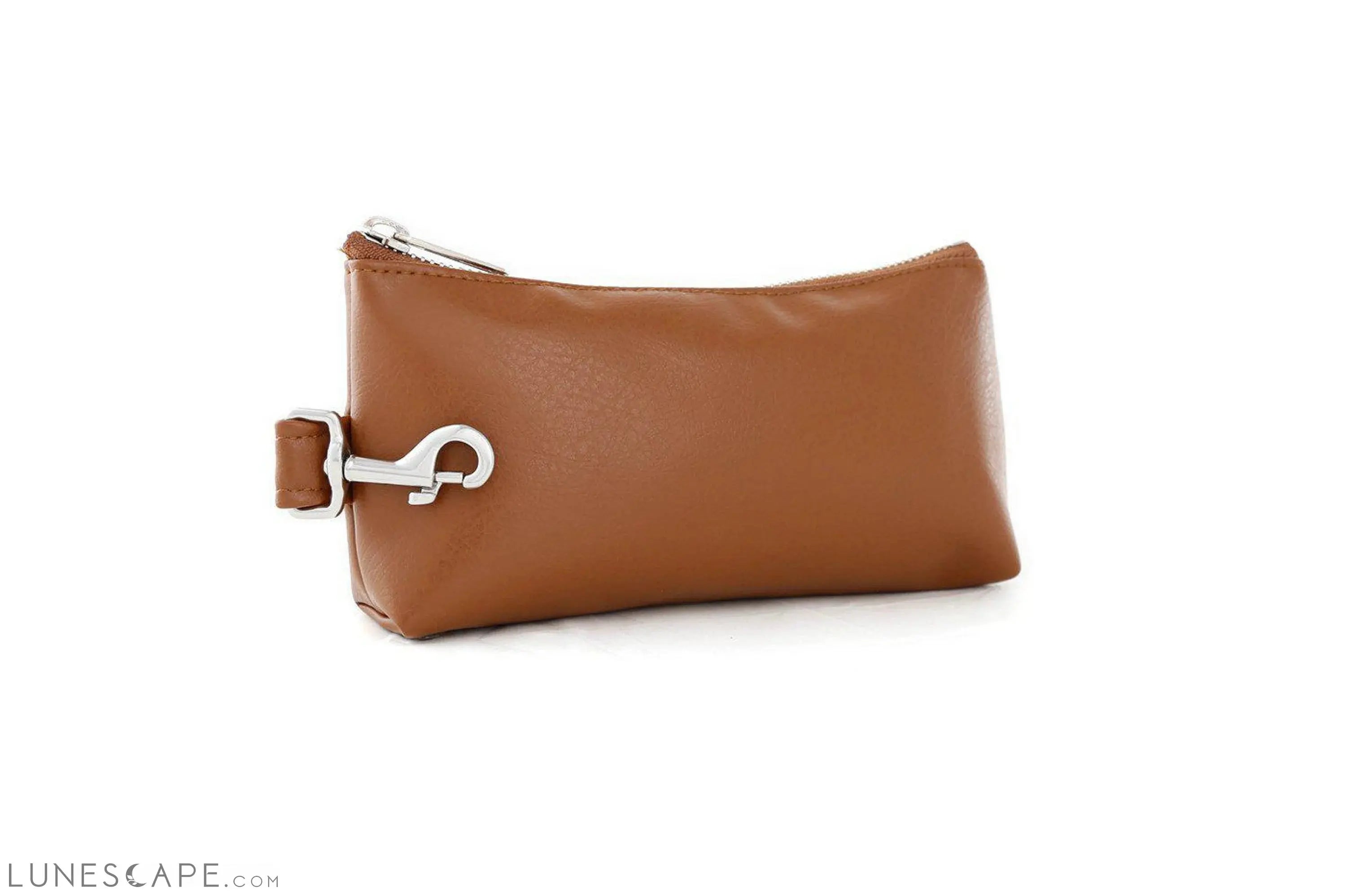 Saddle Brown Vegan Leather Bag LUNESCAPE