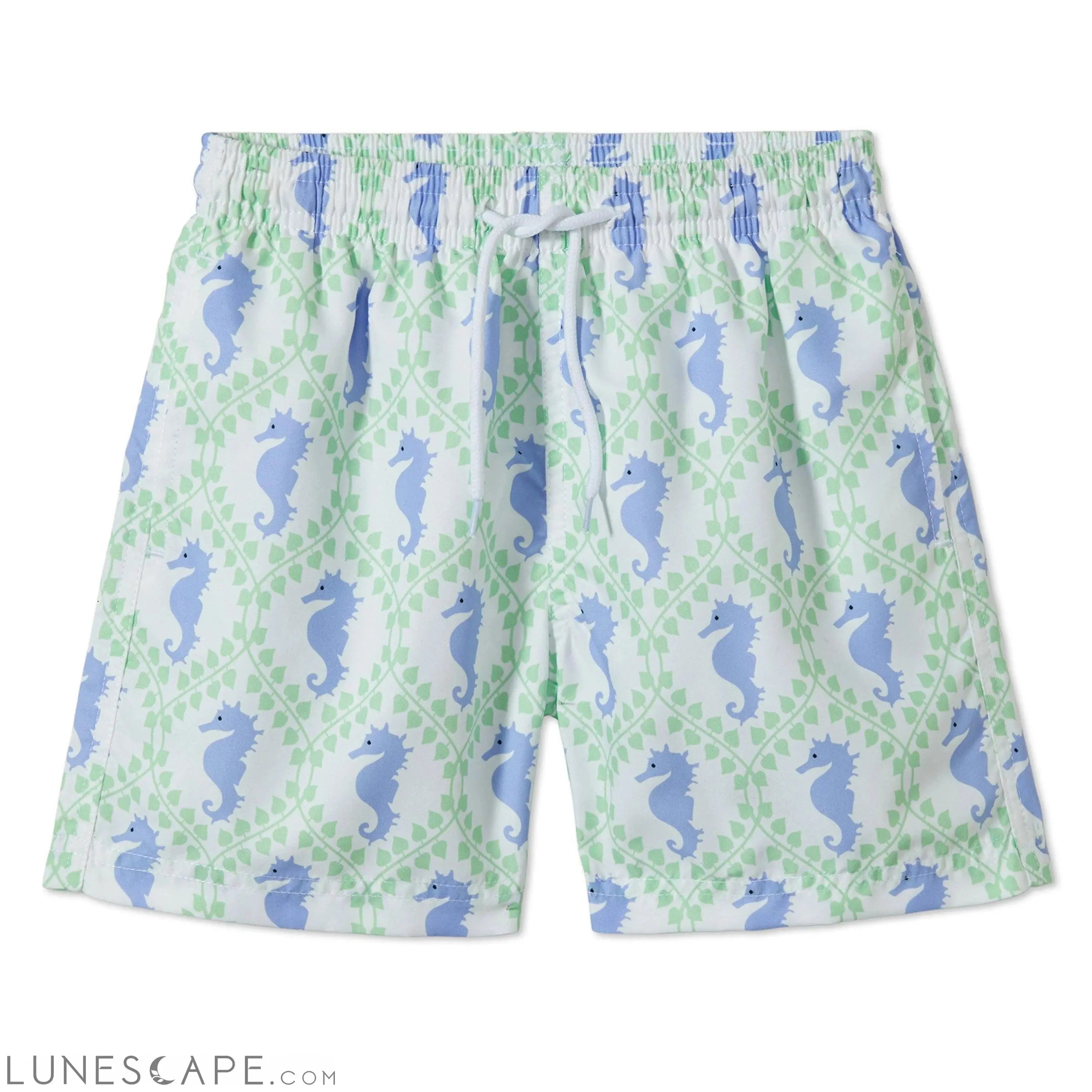 Sea Horse Print Board Shorts LUNESCAPE