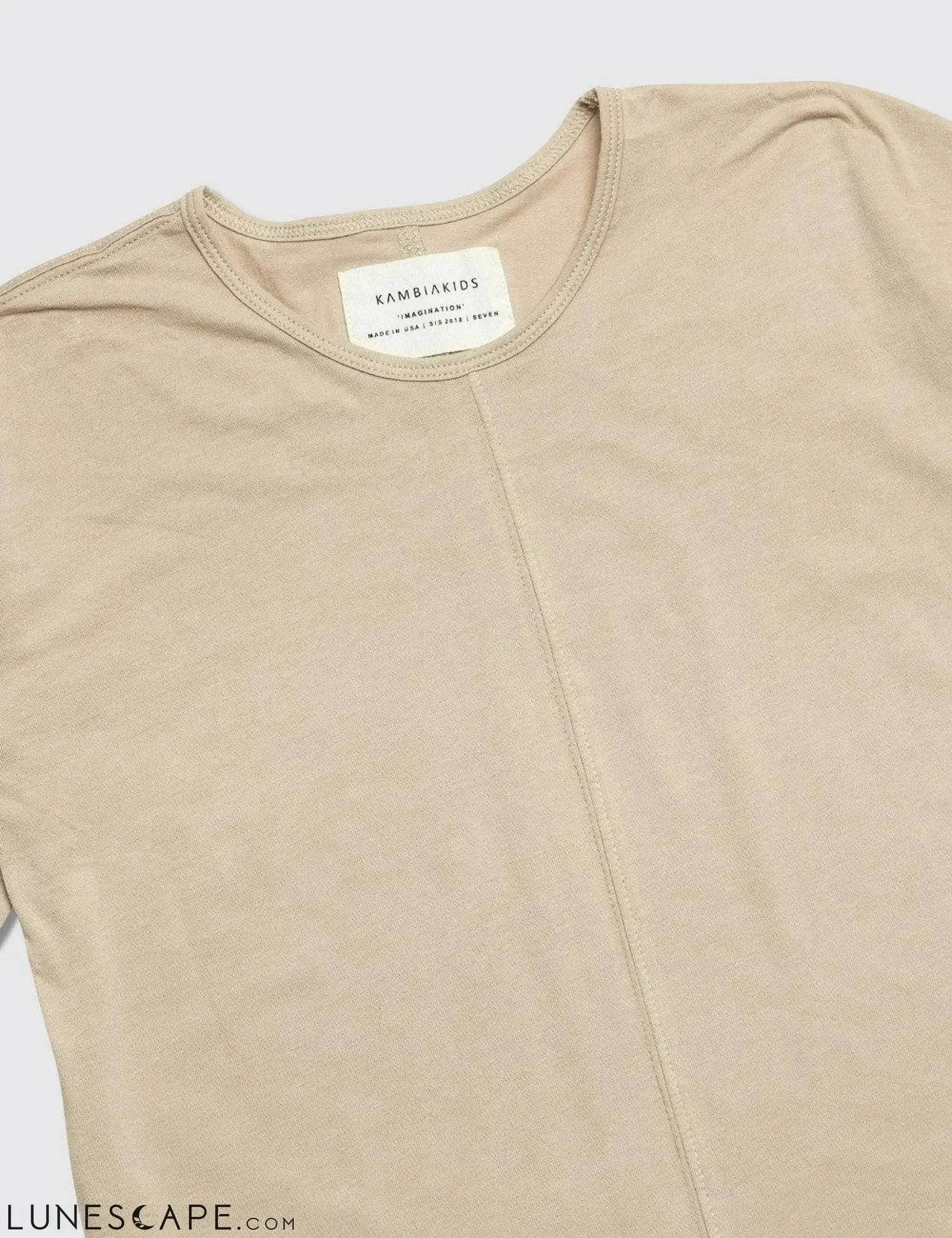 Short Sleeve Tee - Beige LUNESCAPE