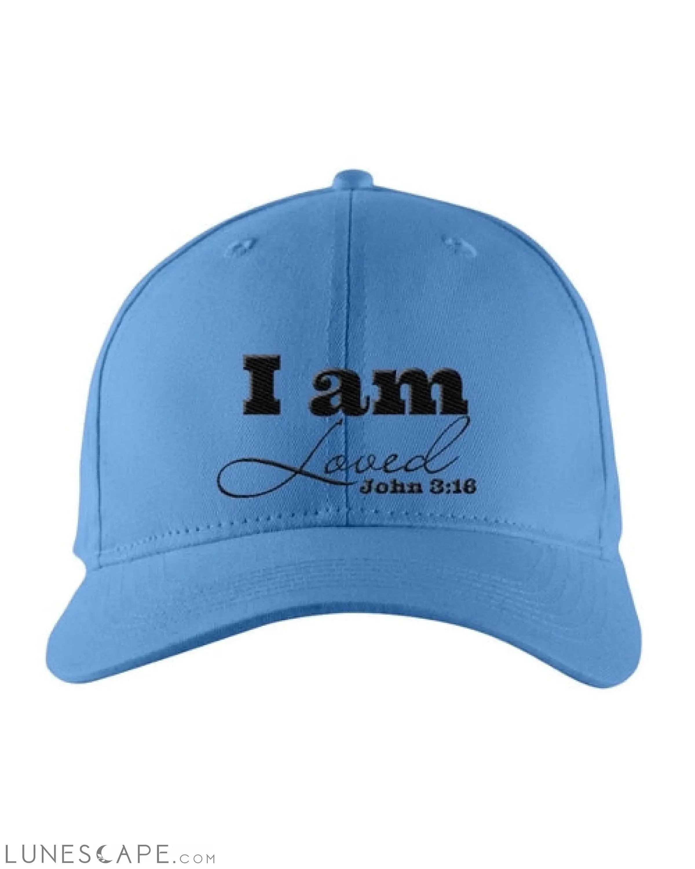 Snapback Cap - Embroidered / Trucker Hat / i Am Loved - John 3:16 LUNESCAPE