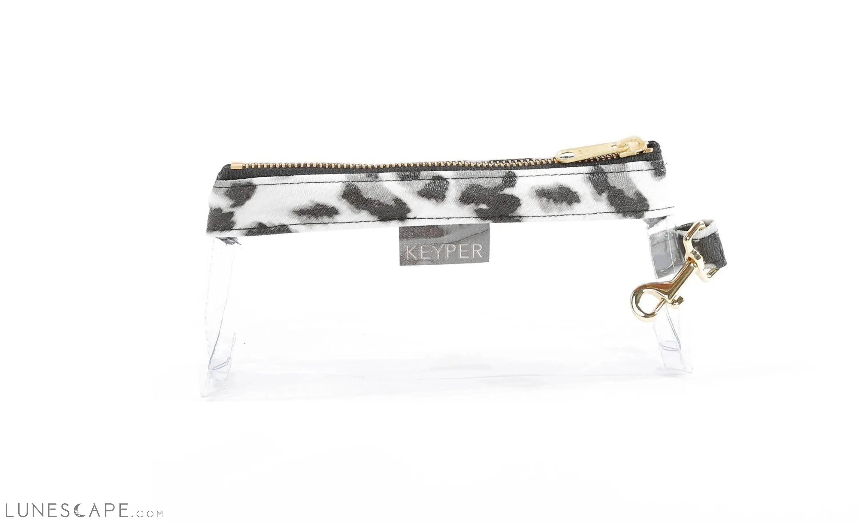 Snow Leopard Vegan Leather WRISTLET SET LUNESCAPE