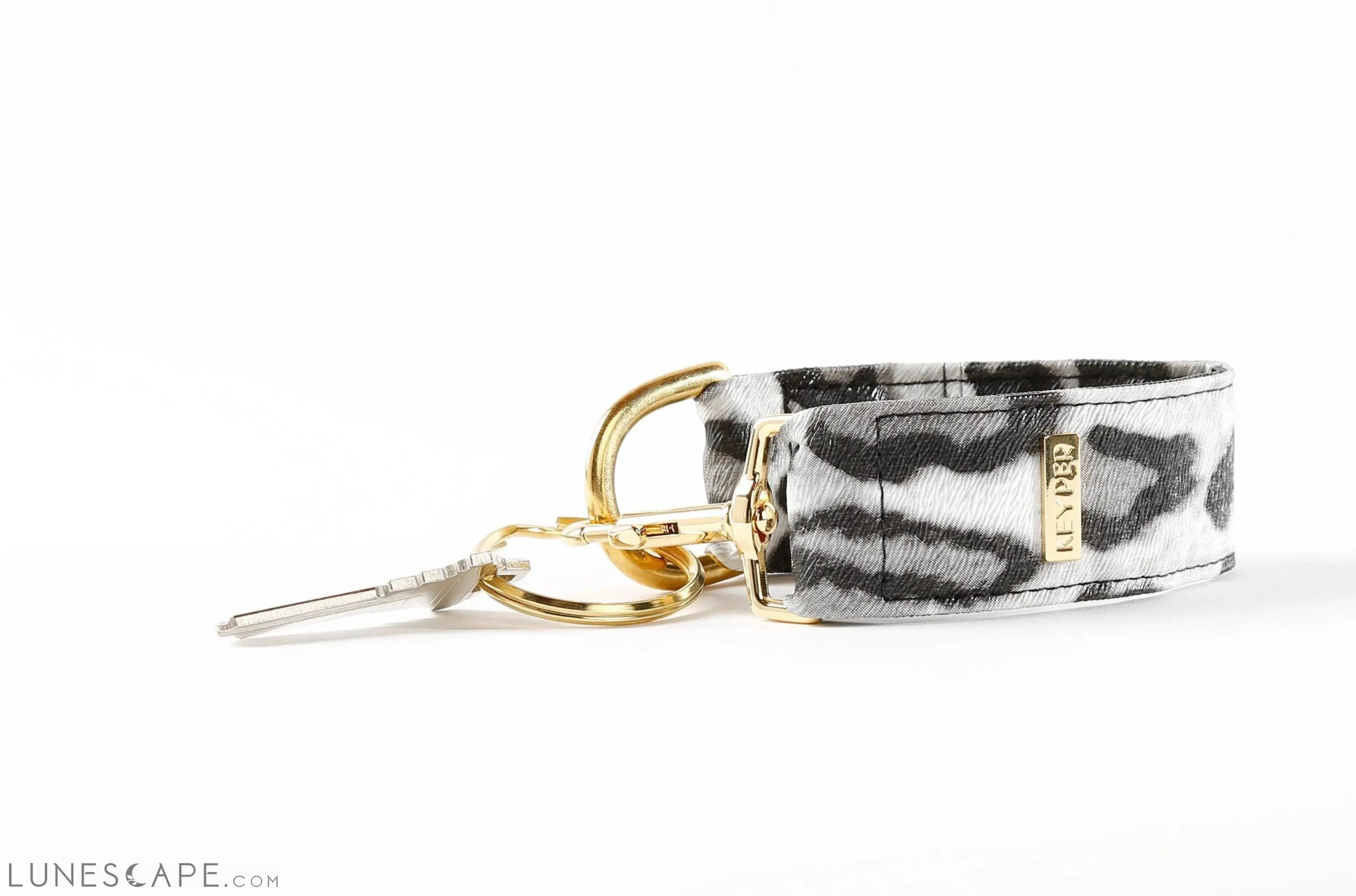 Snow Leopard Vegan Leather WRISTLET SET LUNESCAPE