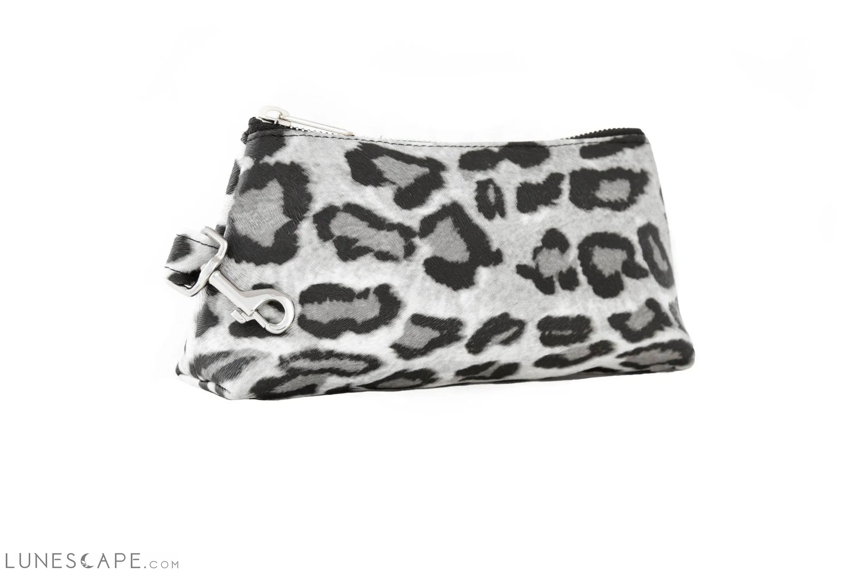 Snow Leopard Vegan Leather WRISTLET SET LUNESCAPE