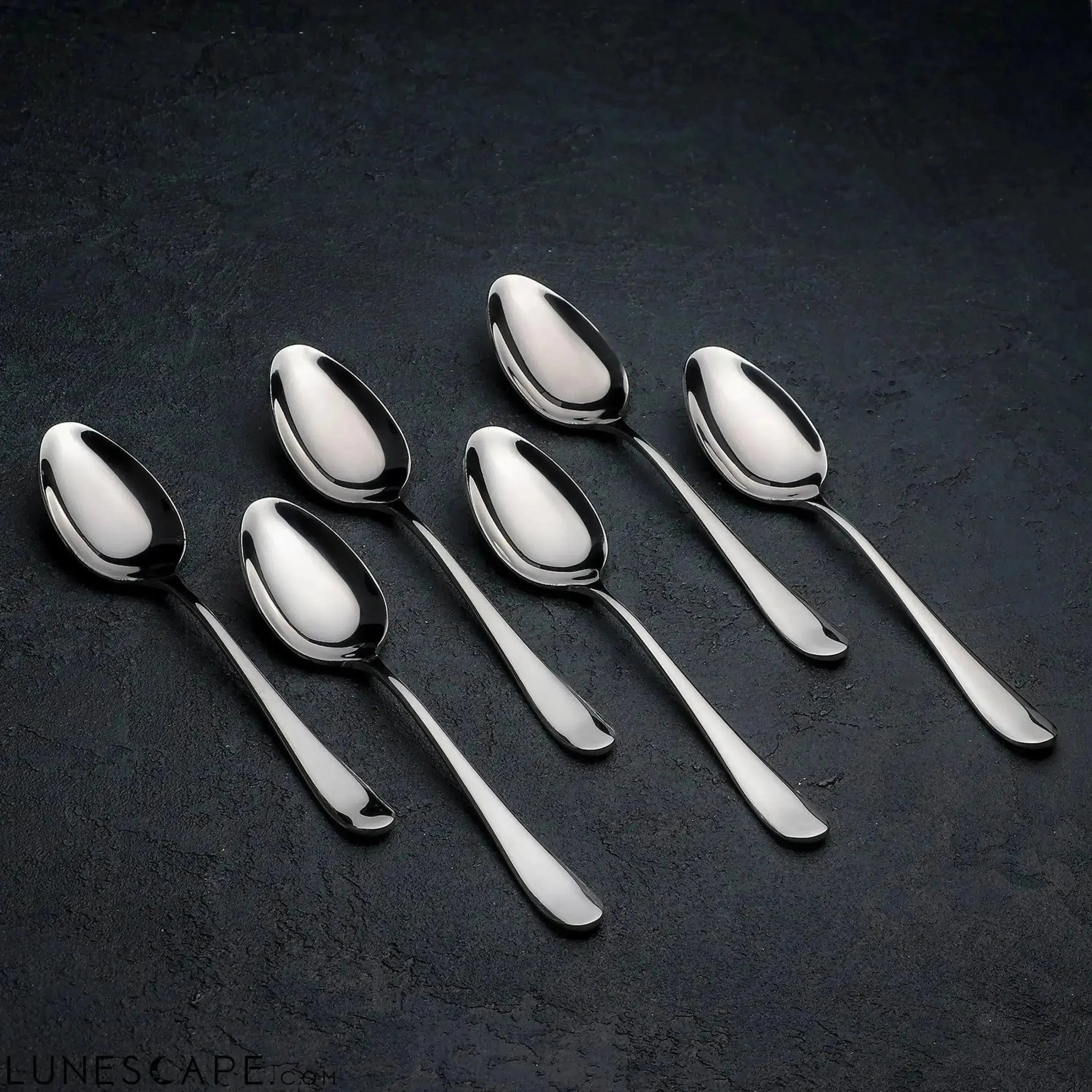 Stainless Steel Dinner Spoon - 6 Pc. Set LUNESCAPE