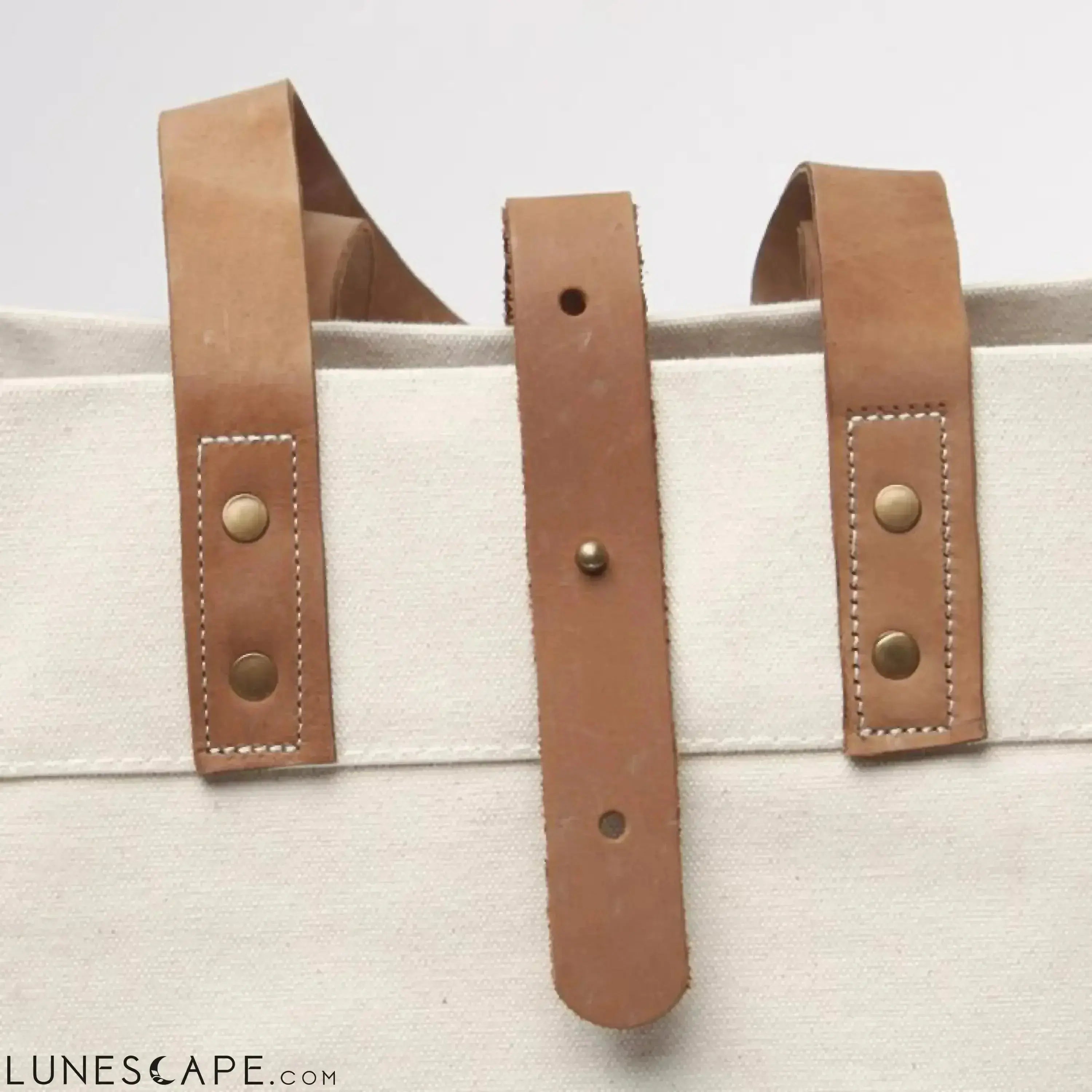 Structured Canvas Tote LUNESCAPE