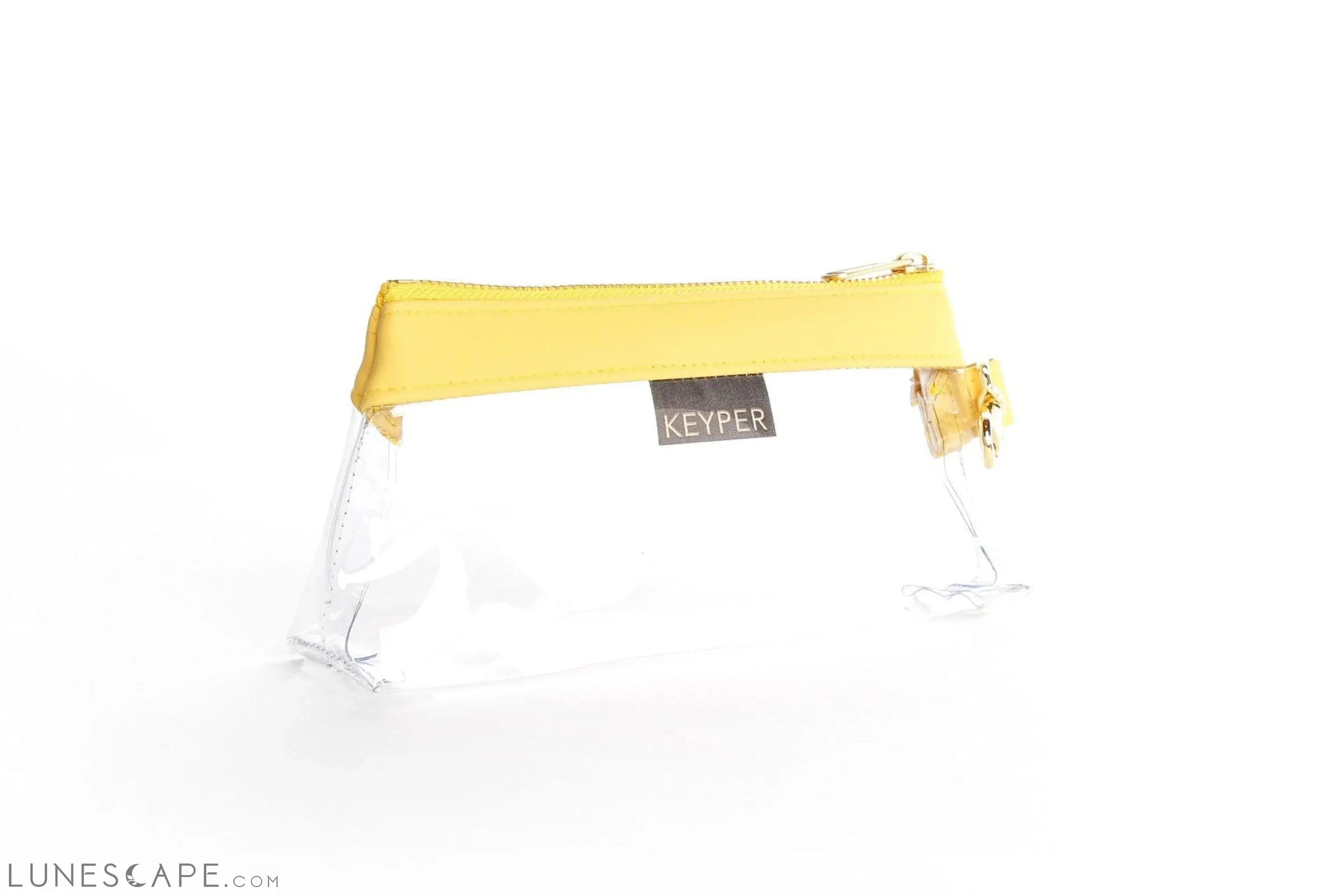Sunshine CLEAR Bag - Vegan Leather Trim LUNESCAPE