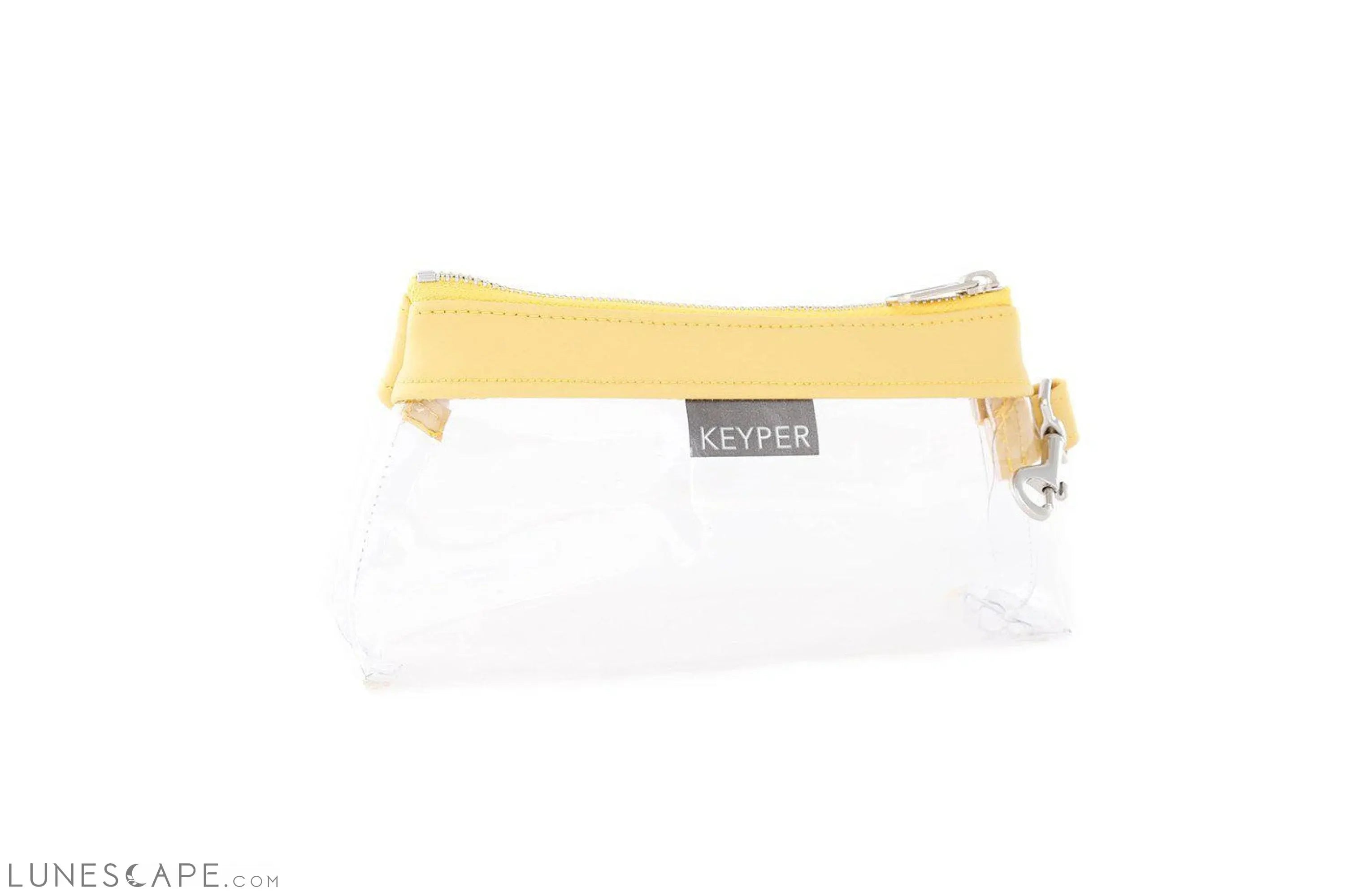 Sunshine CLEAR Bag - Vegan Leather Trim LUNESCAPE