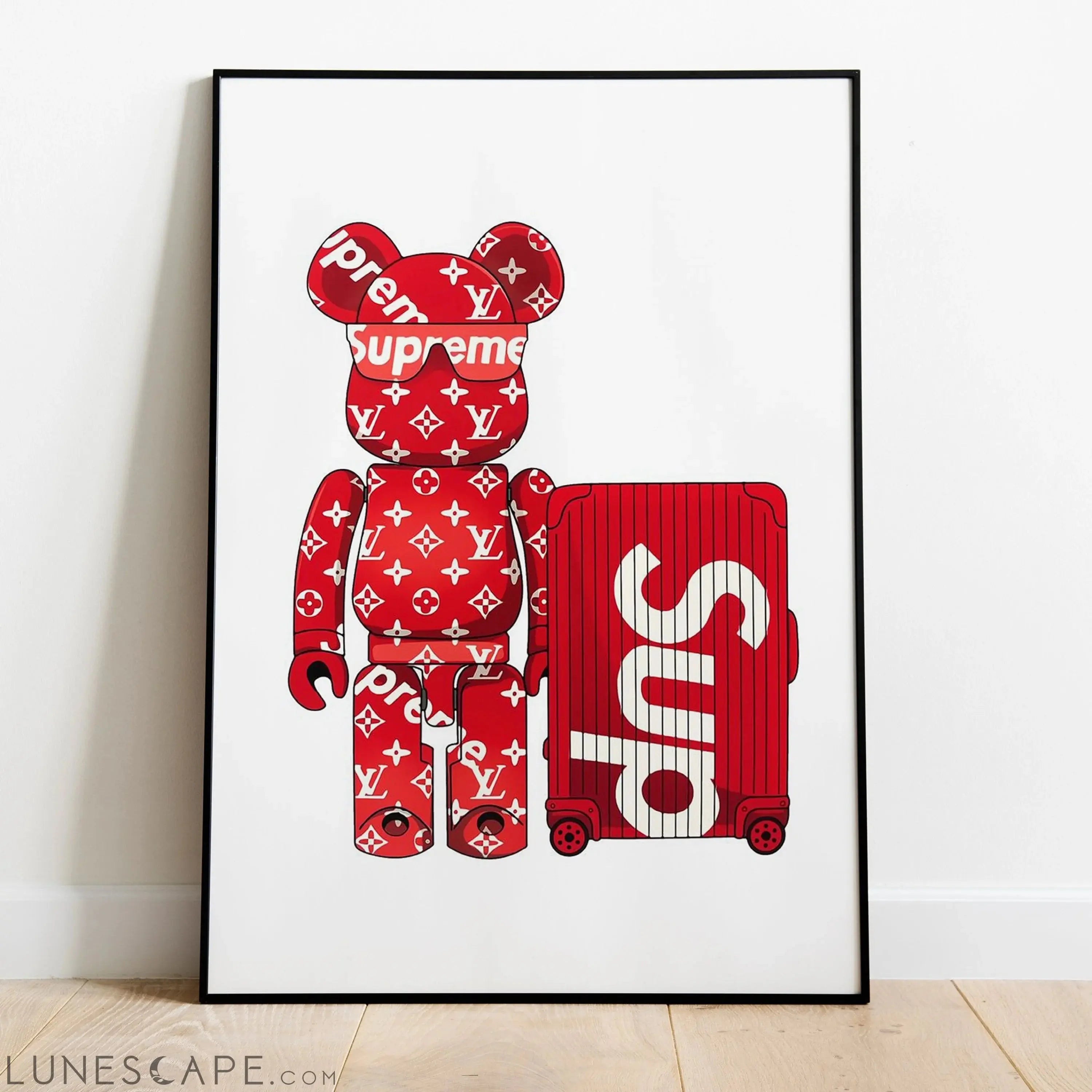 Supreme Kaws Wall Poster - Multiple Sizes LUNESCAPE