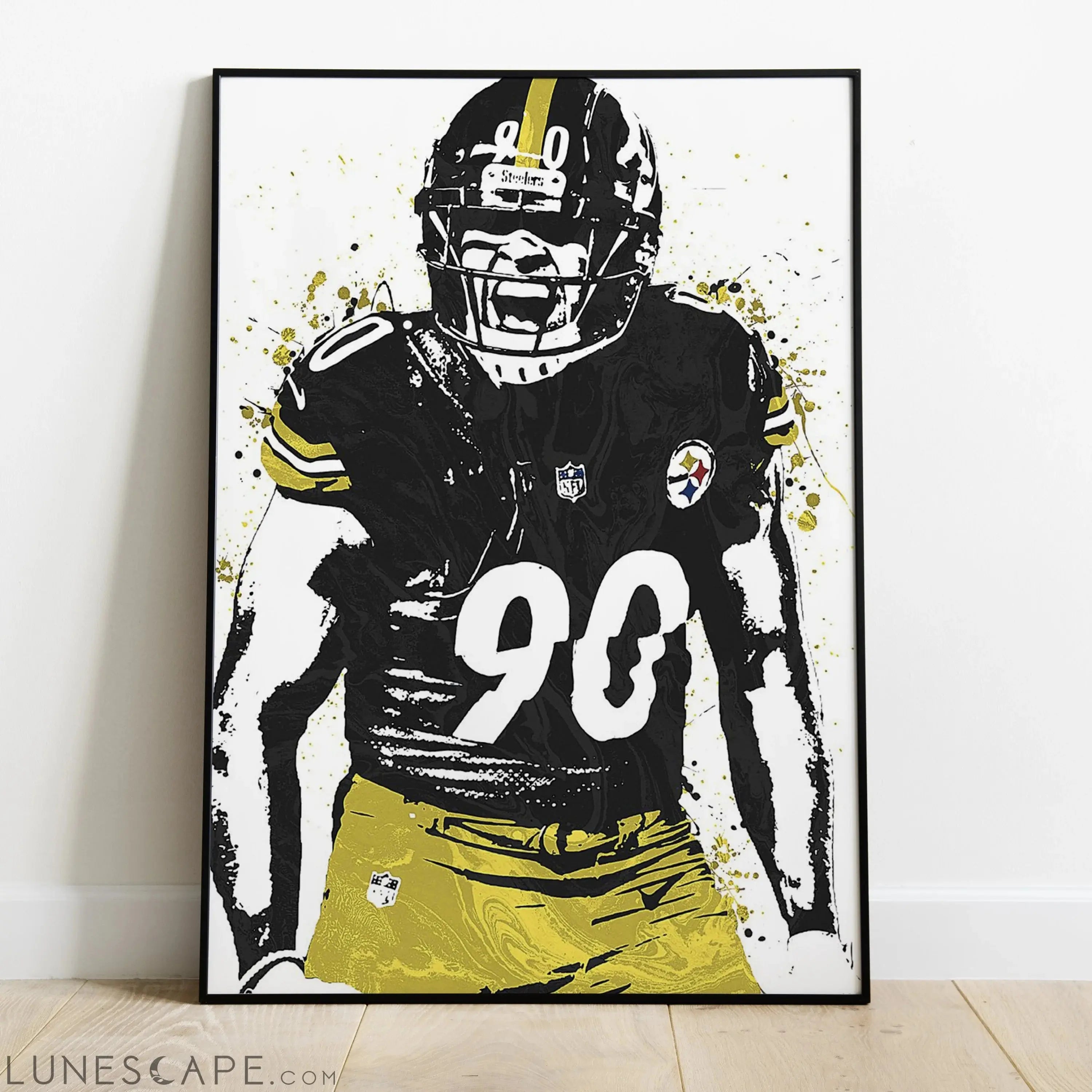 TJ Watt Wall Poster - Multiple Sizes LUNESCAPE