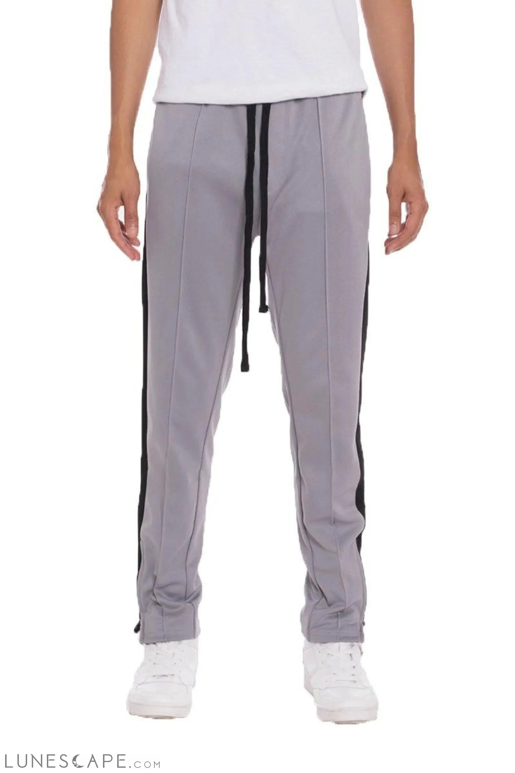 TRICOT STRIPED MENS TRACK PANTS LUNESCAPE