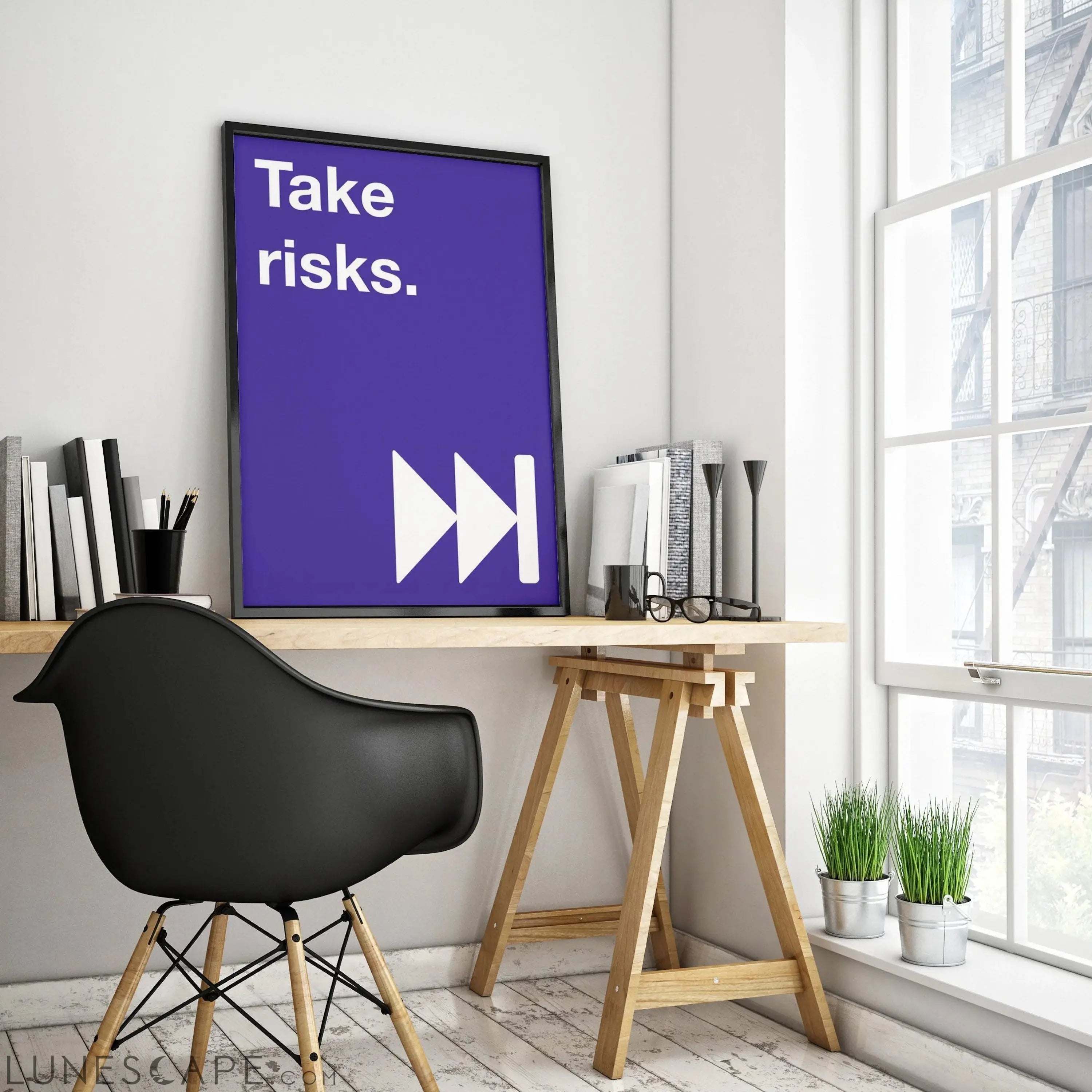 Take Risks Poster LUNESCAPE