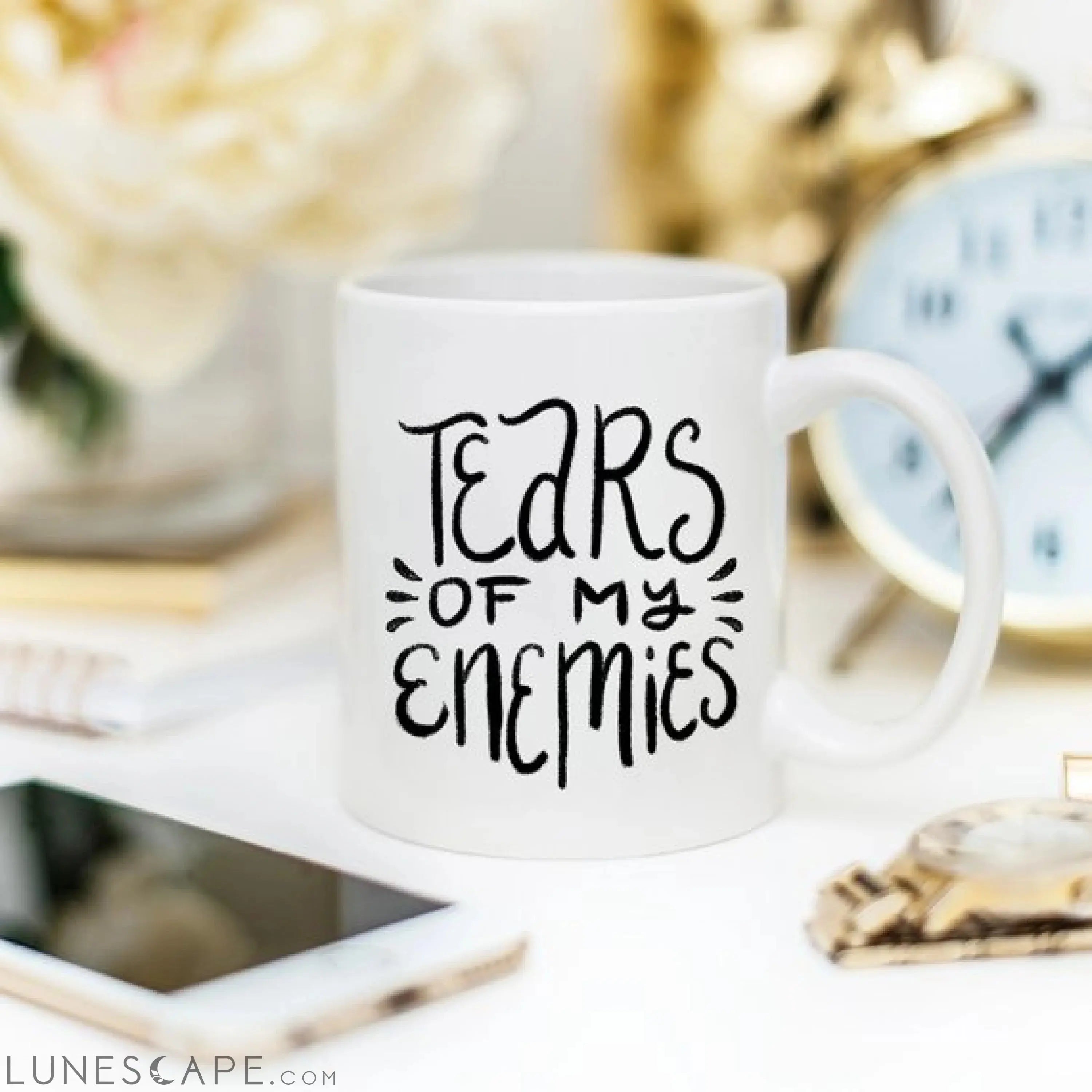 Tears Of My Enemies Mug, Tears Of My Enemies LUNESCAPE