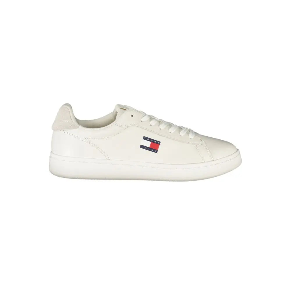 Tommy Hilfiger Bianco Polyurethane Men Sneaker LUNESCAPE