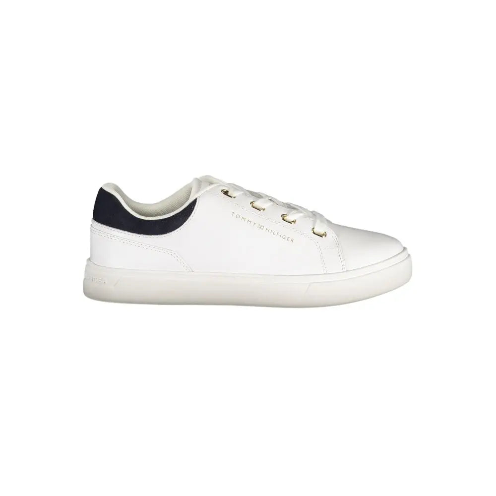 Tommy Hilfiger Bianco Polyurethane Women Sneaker LUNESCAPE