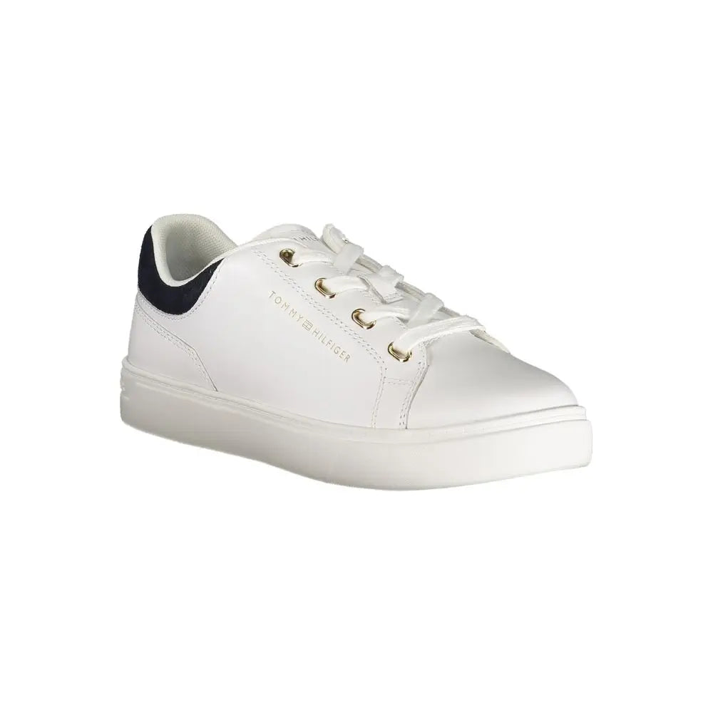 Tommy Hilfiger Bianco Polyurethane Women Sneaker LUNESCAPE