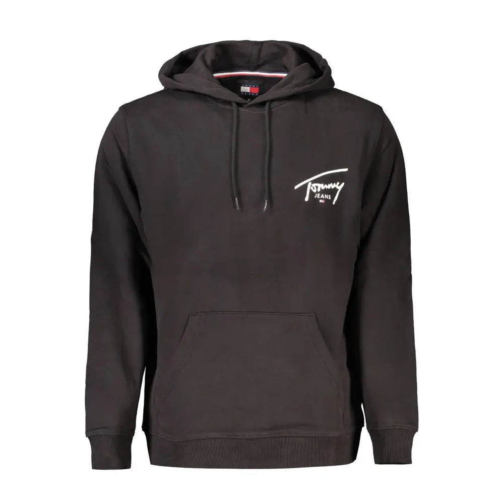 Tommy Hilfiger Black Cotton Men Sweater LUNESCAPE