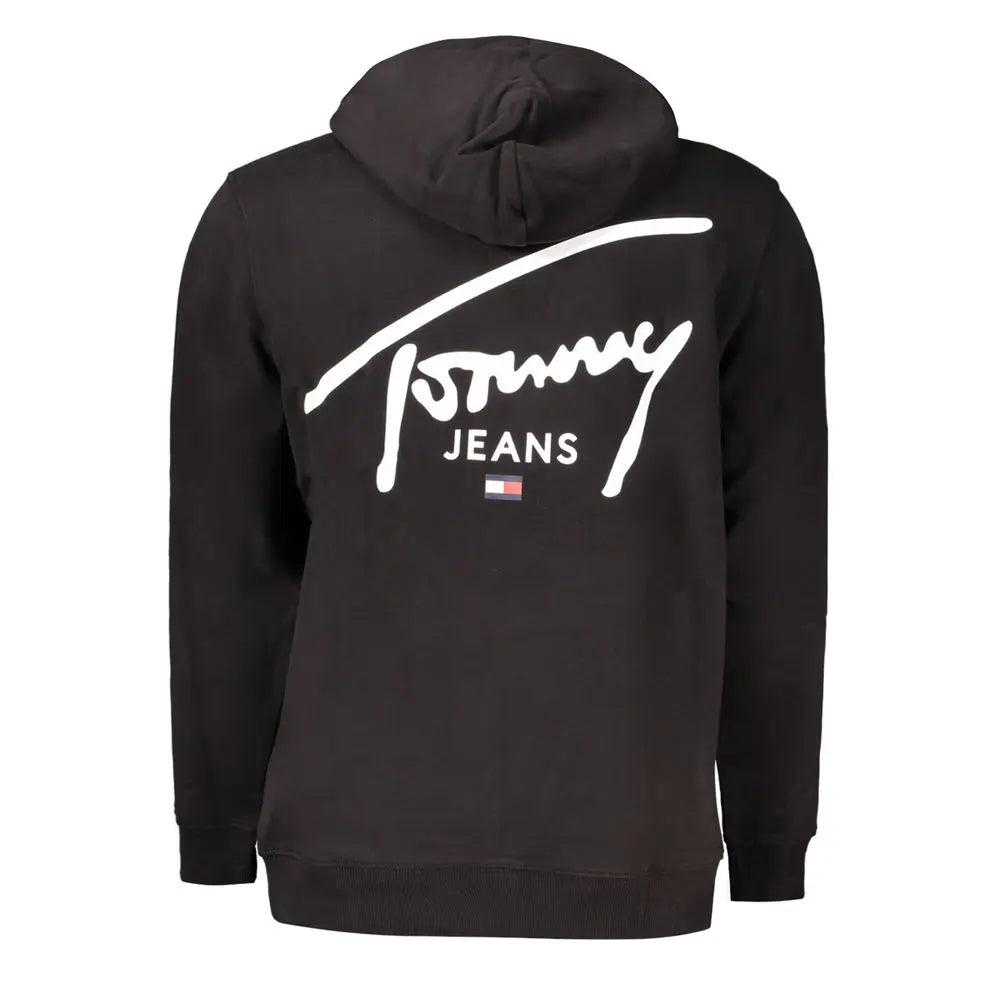 Tommy Hilfiger Black Cotton Men Sweater LUNESCAPE