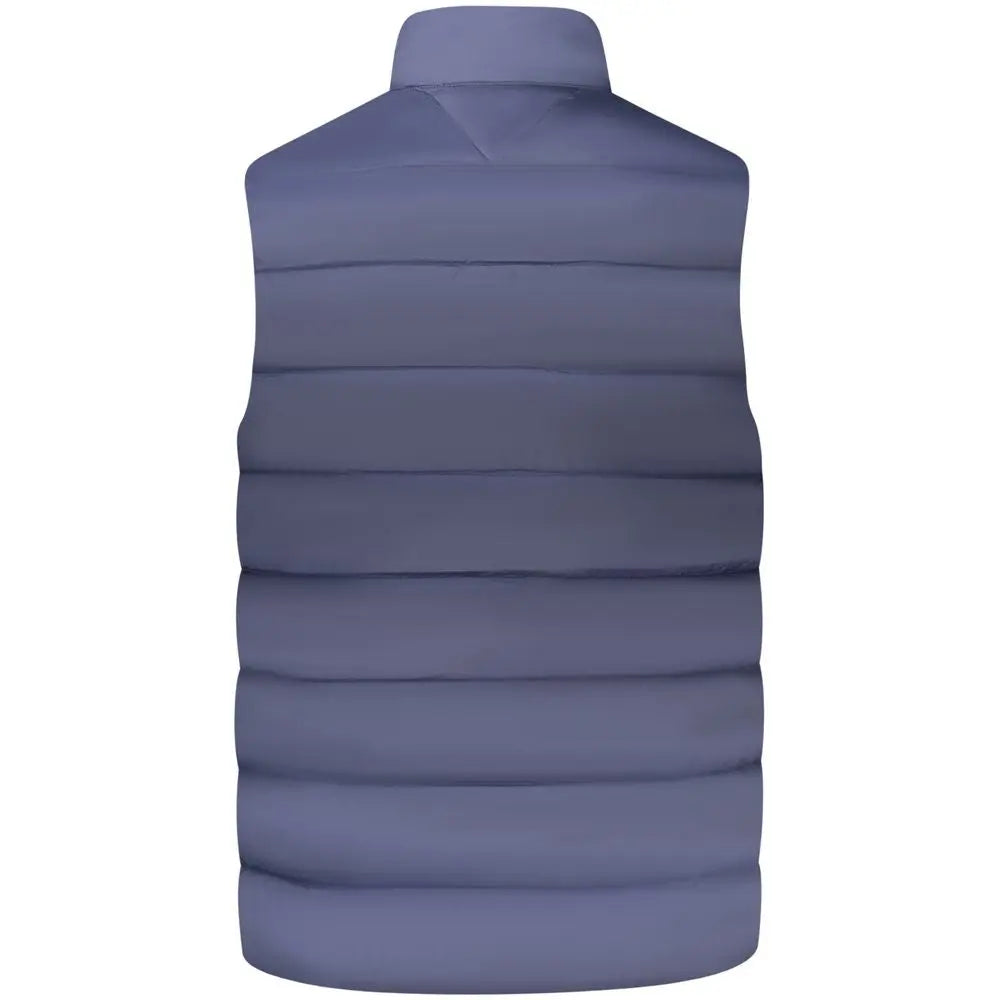 Tommy Hilfiger Blue Nylon Men's Sleeveless Jacket LUNESCAPE
