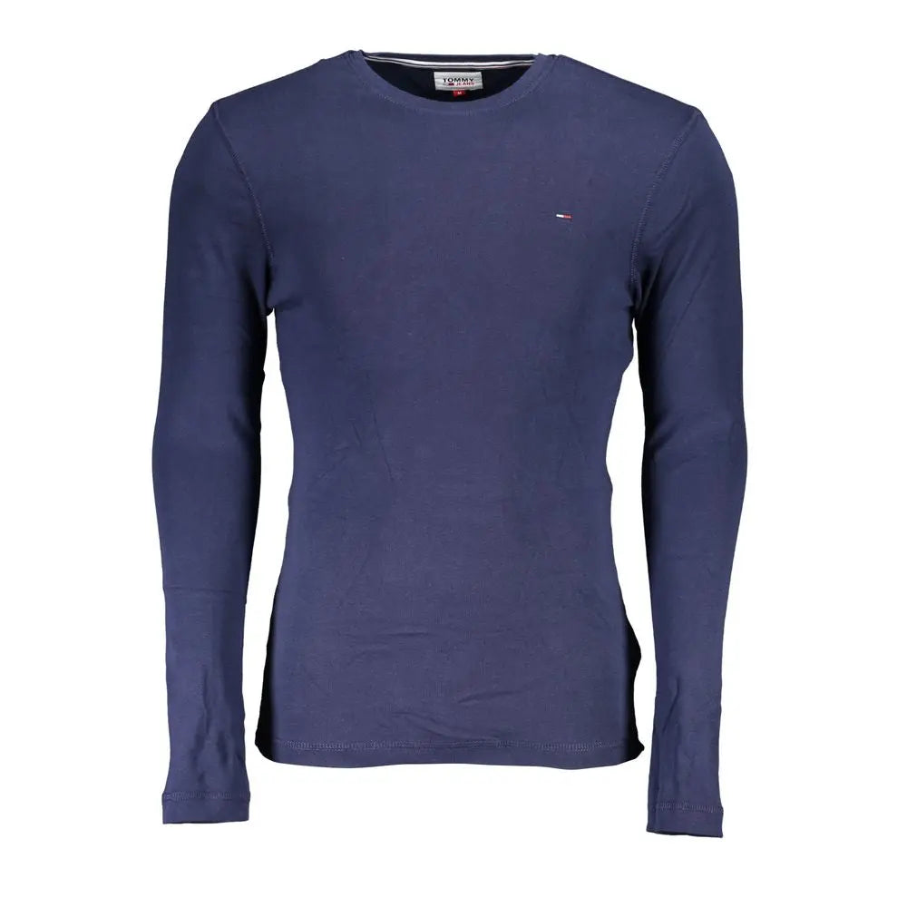 Tommy Hilfiger Blue Organic Cotton Men T-Shirt LUNESCAPE