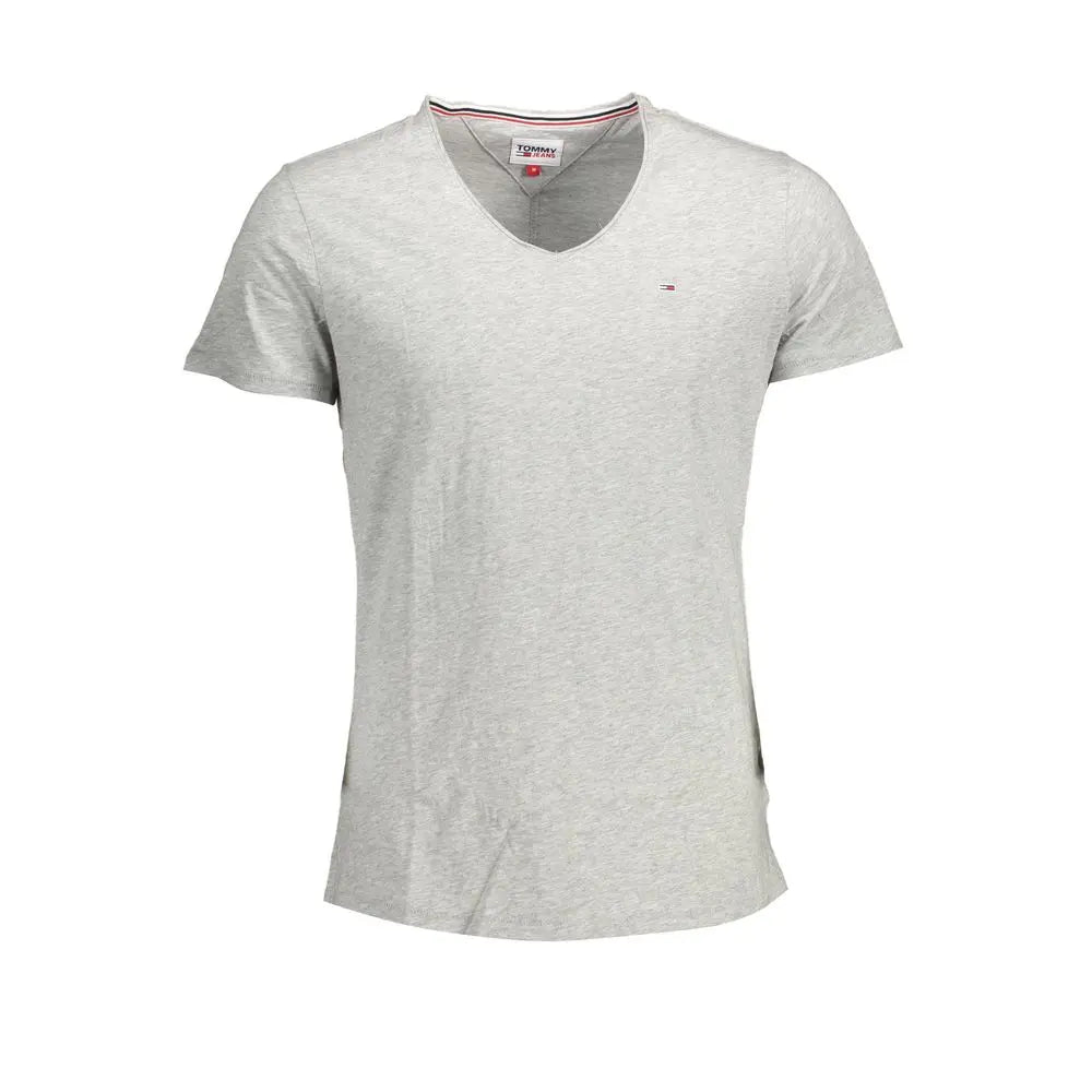Tommy Hilfiger Grigio Cotton Male T-Shirt LUNESCAPE