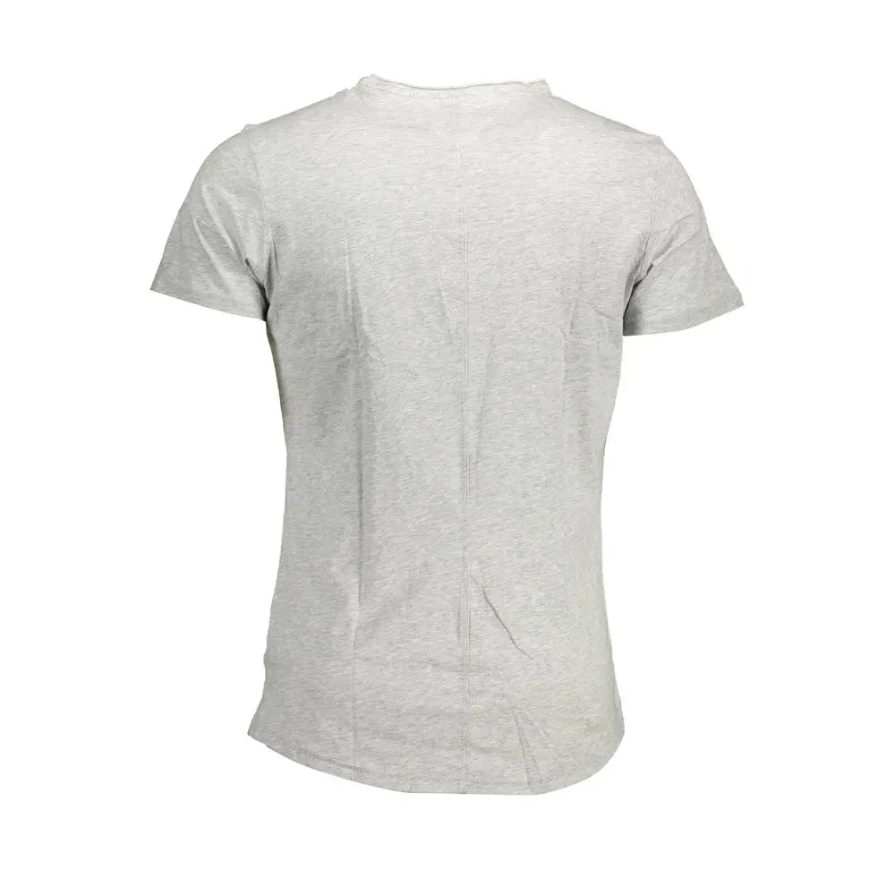 Tommy Hilfiger Grigio Cotton Male T-Shirt LUNESCAPE