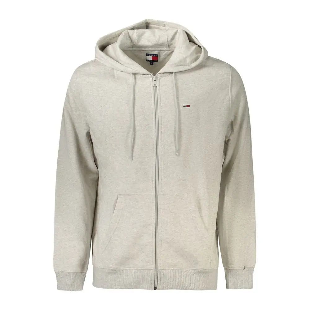 Tommy Hilfiger Grigio Cotton Men's Sweatshirt Hoodie LUNESCAPE