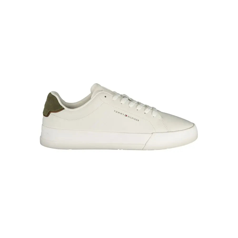 Tommy Hilfiger White Polyurethane Men Sneaker LUNESCAPE