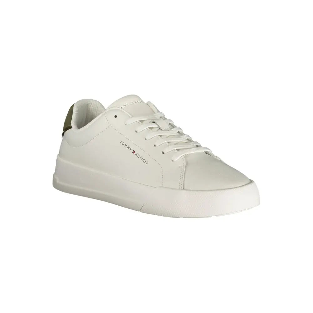 Tommy Hilfiger White Polyurethane Men Sneaker LUNESCAPE
