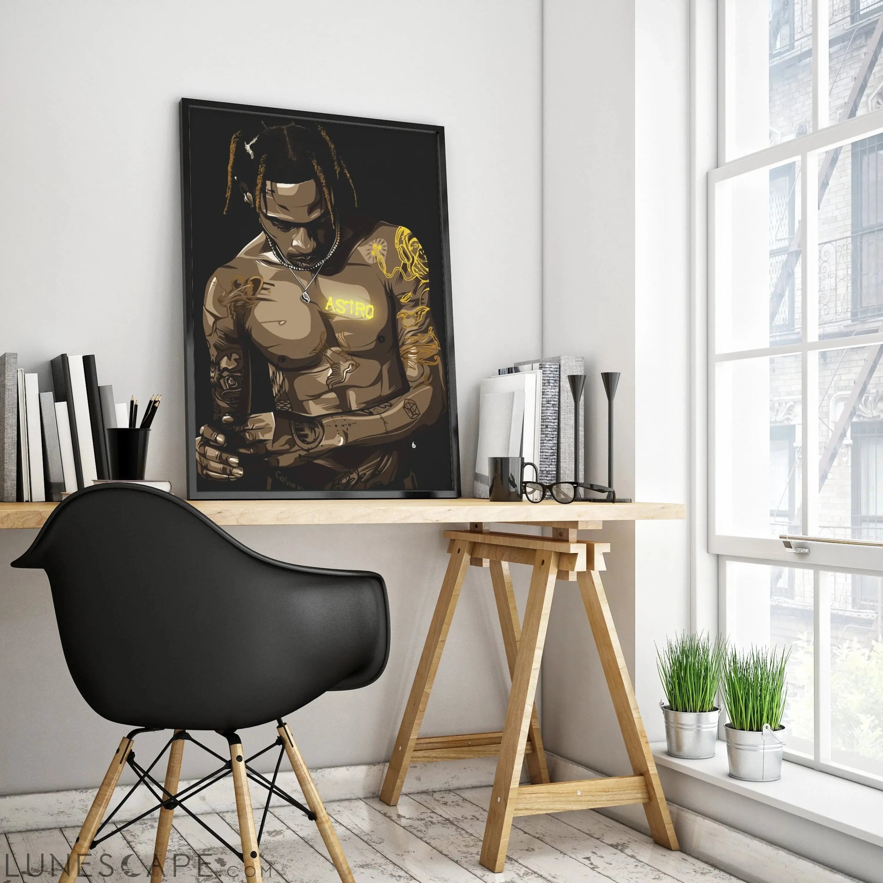 Travis Scott Wall Poster - Multiple Sizes LUNESCAPE