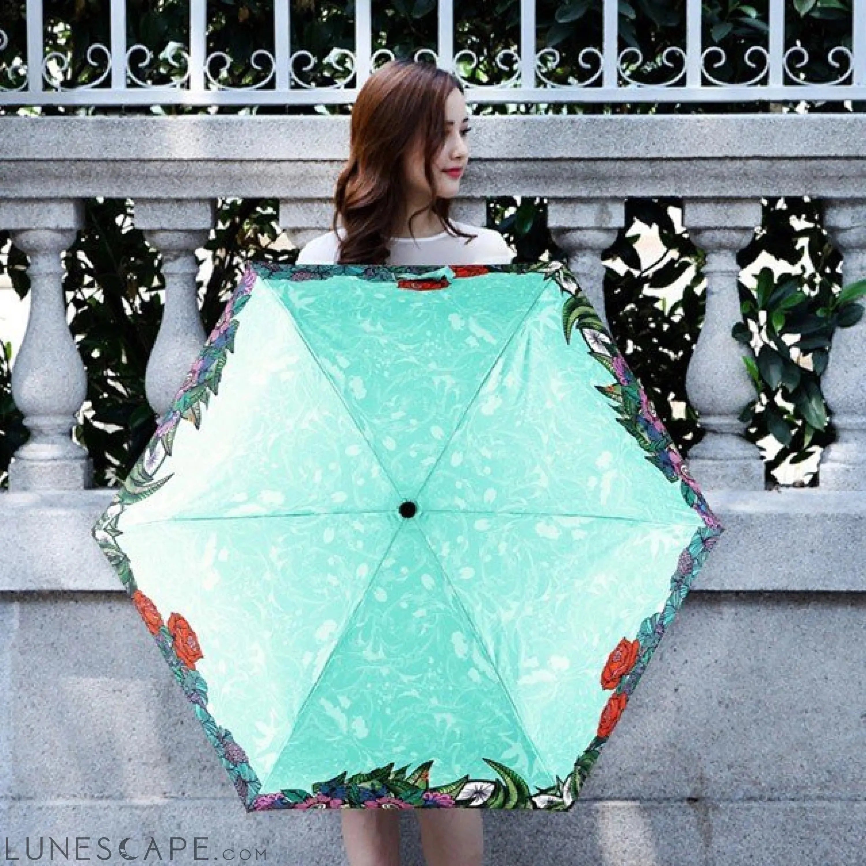 Tropical Landscape Sunny Umbrella LUNESCAPE