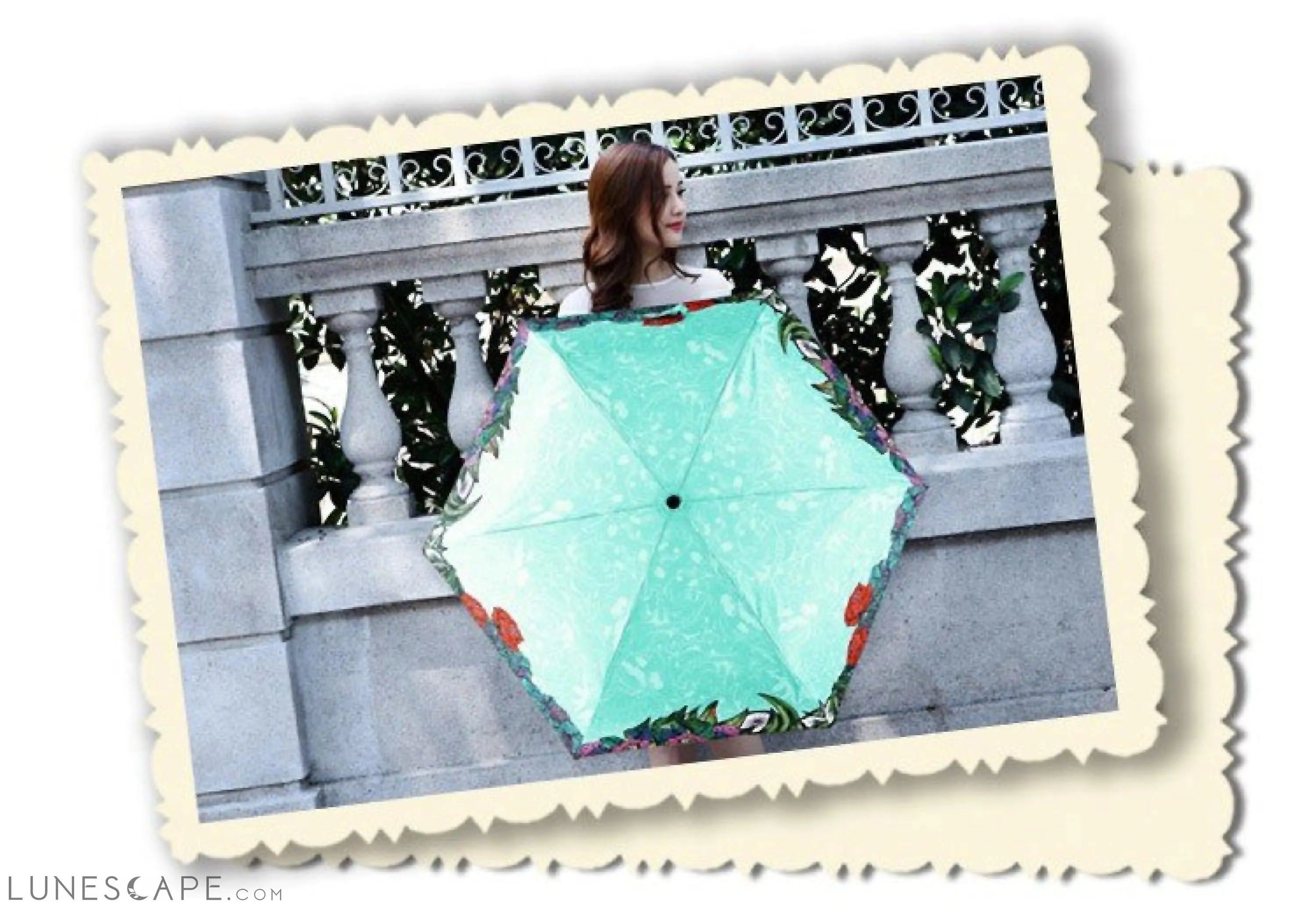 Tropical Landscape Sunny Umbrella LUNESCAPE