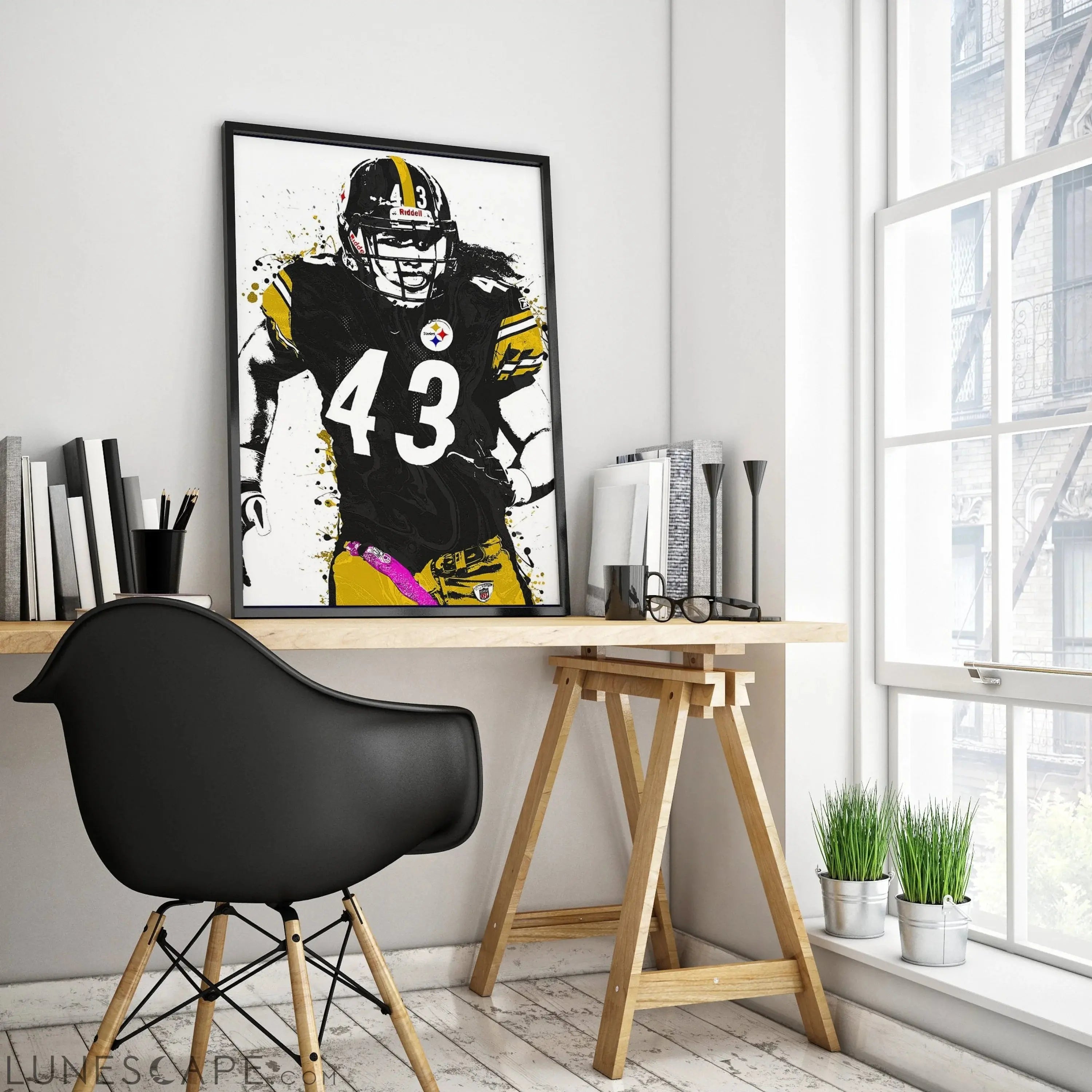 Troy Polamalu Poster LUNESCAPE