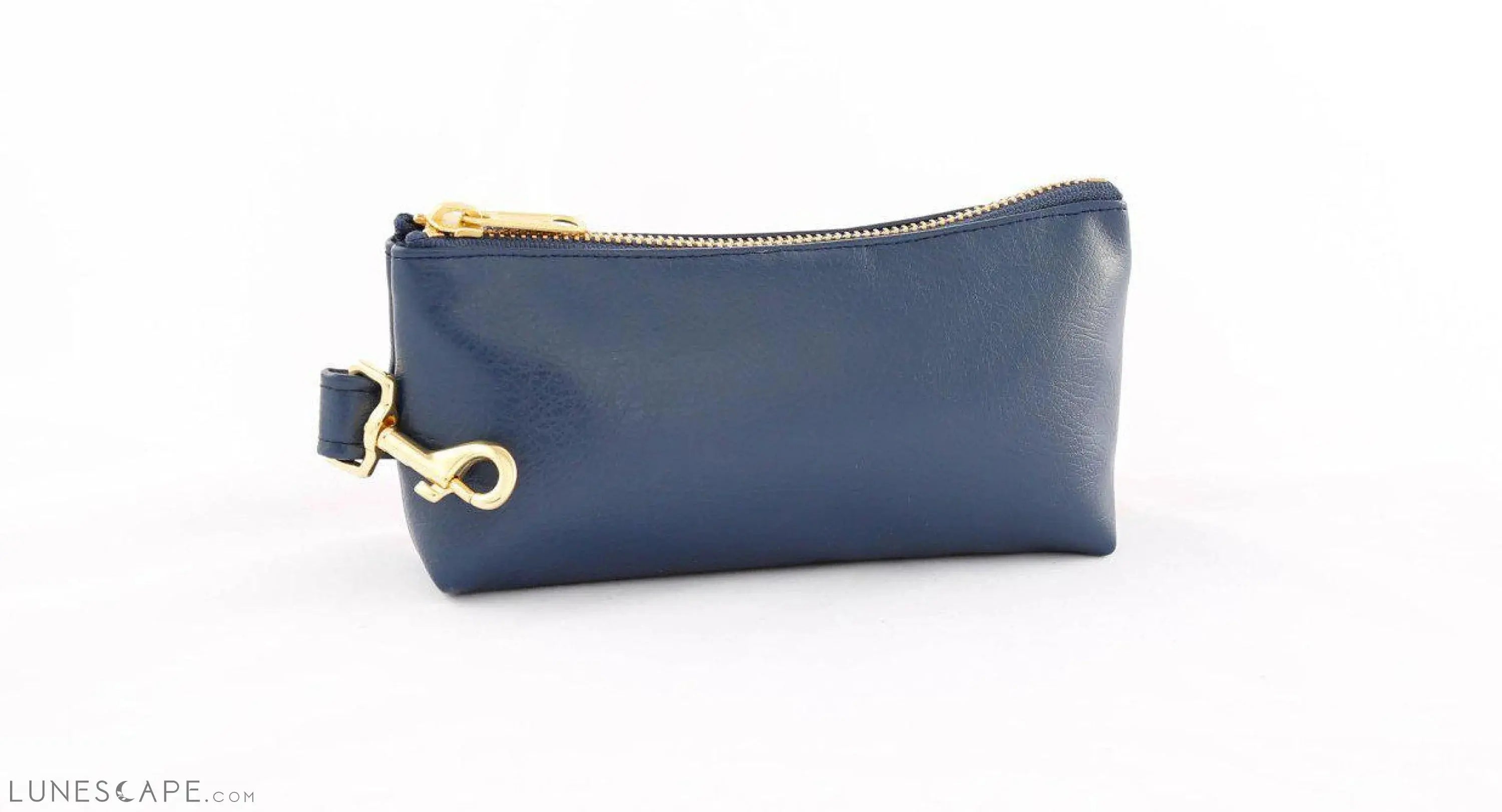 True Navy Vegan Leather Bag LUNESCAPE
