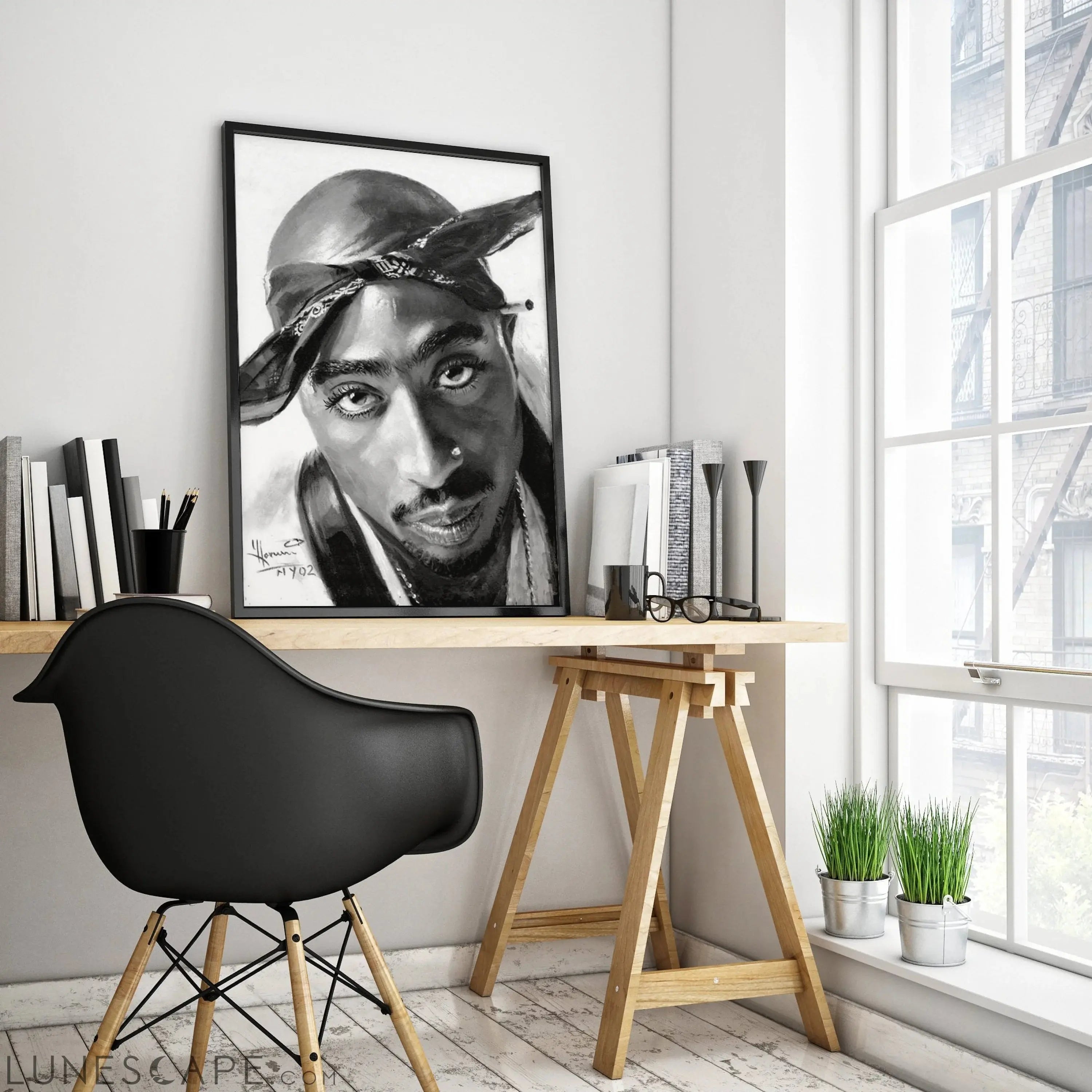 Tupac Shakur Poster LUNESCAPE